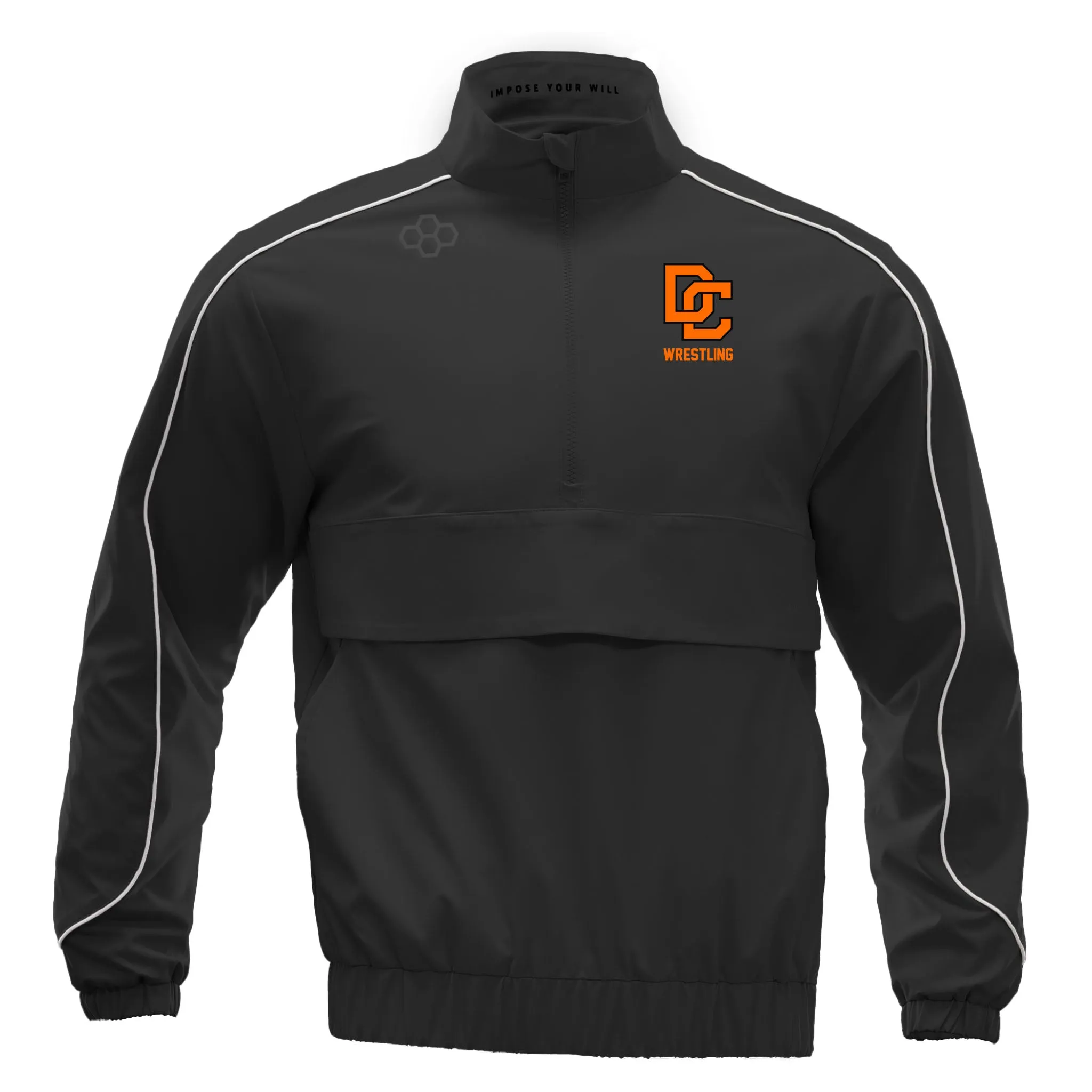 1/4 Zip Windbreaker-Unisex--Davie County