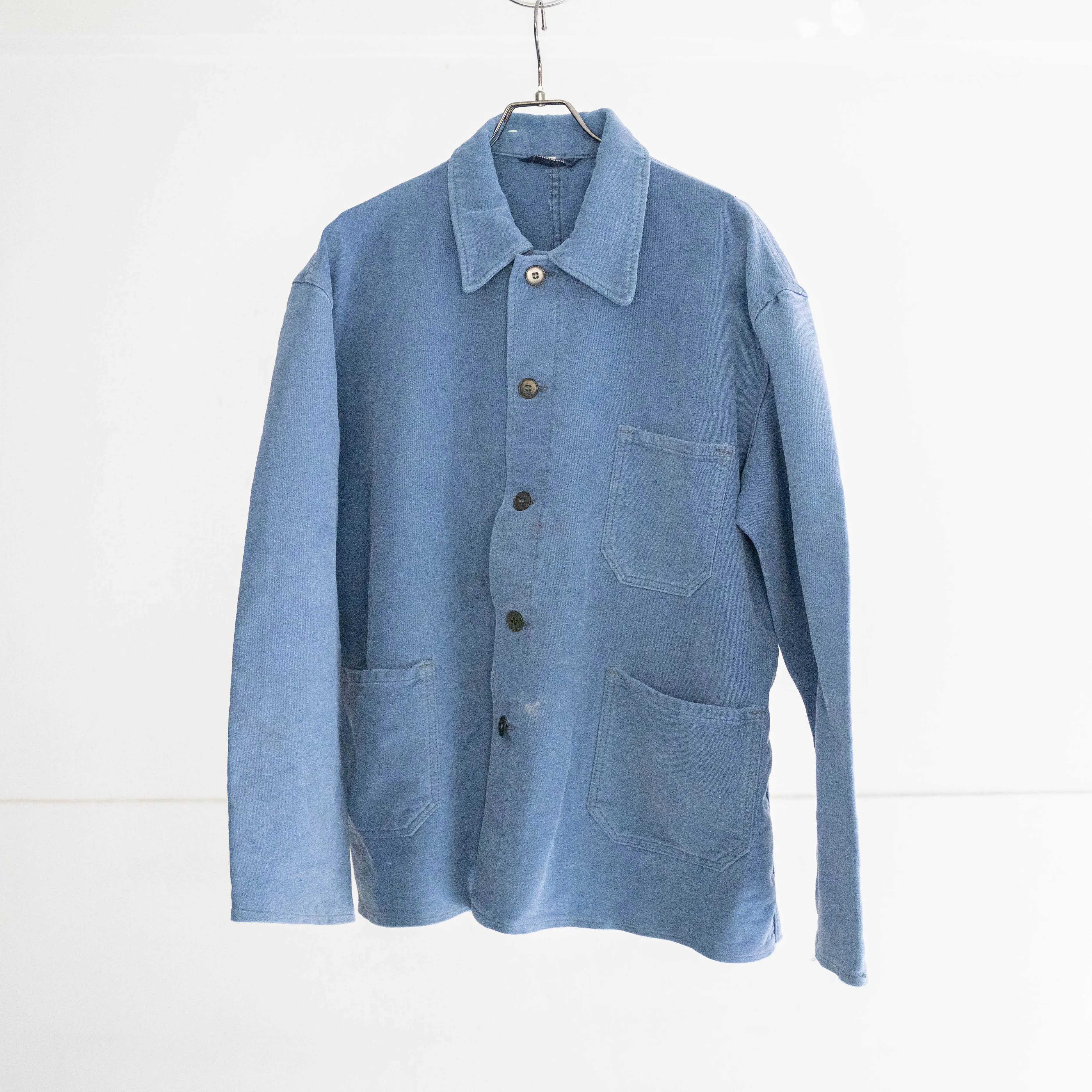 1960-70s Germany blue elephant skin work jacket