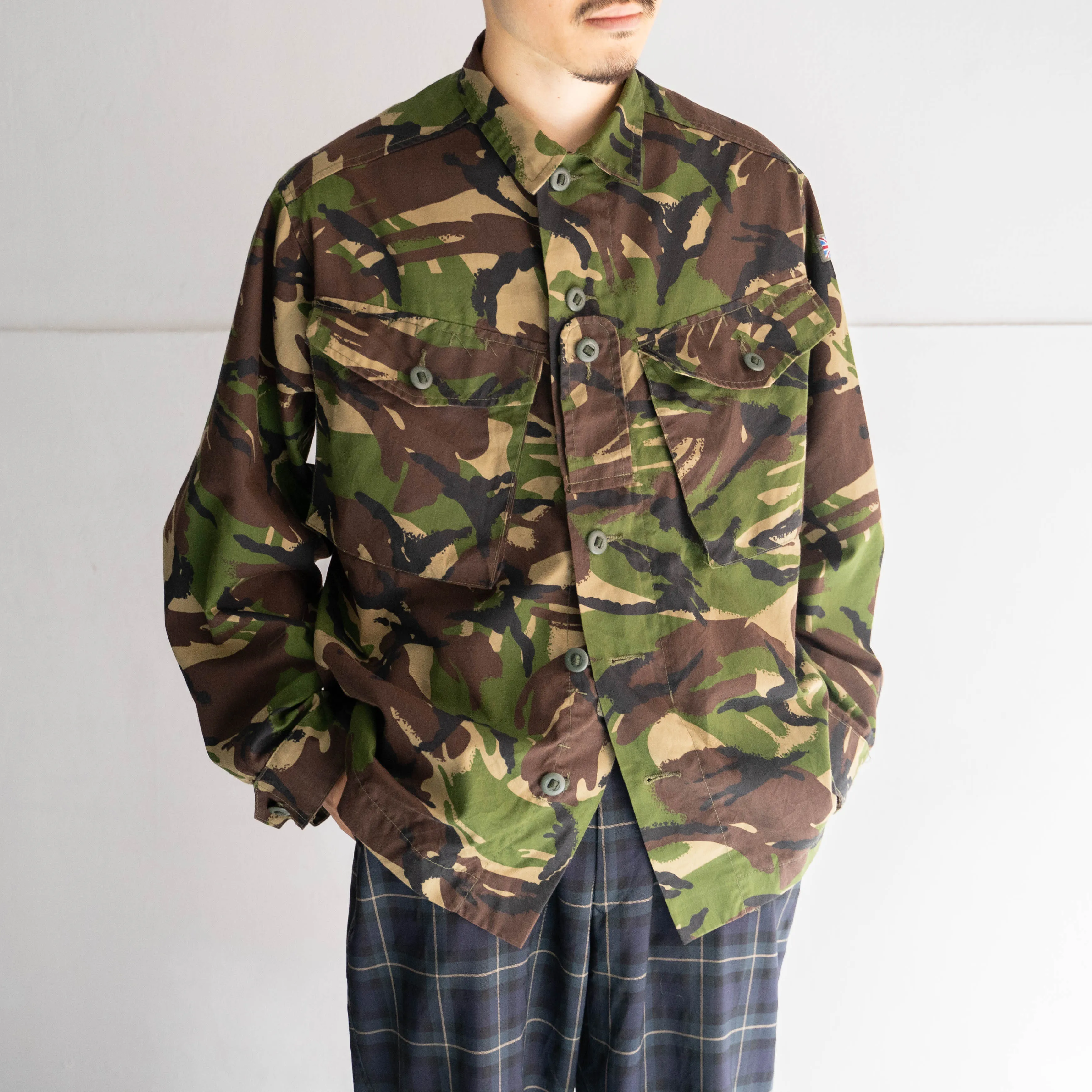 1990s British military DPM light weight shirt jacket