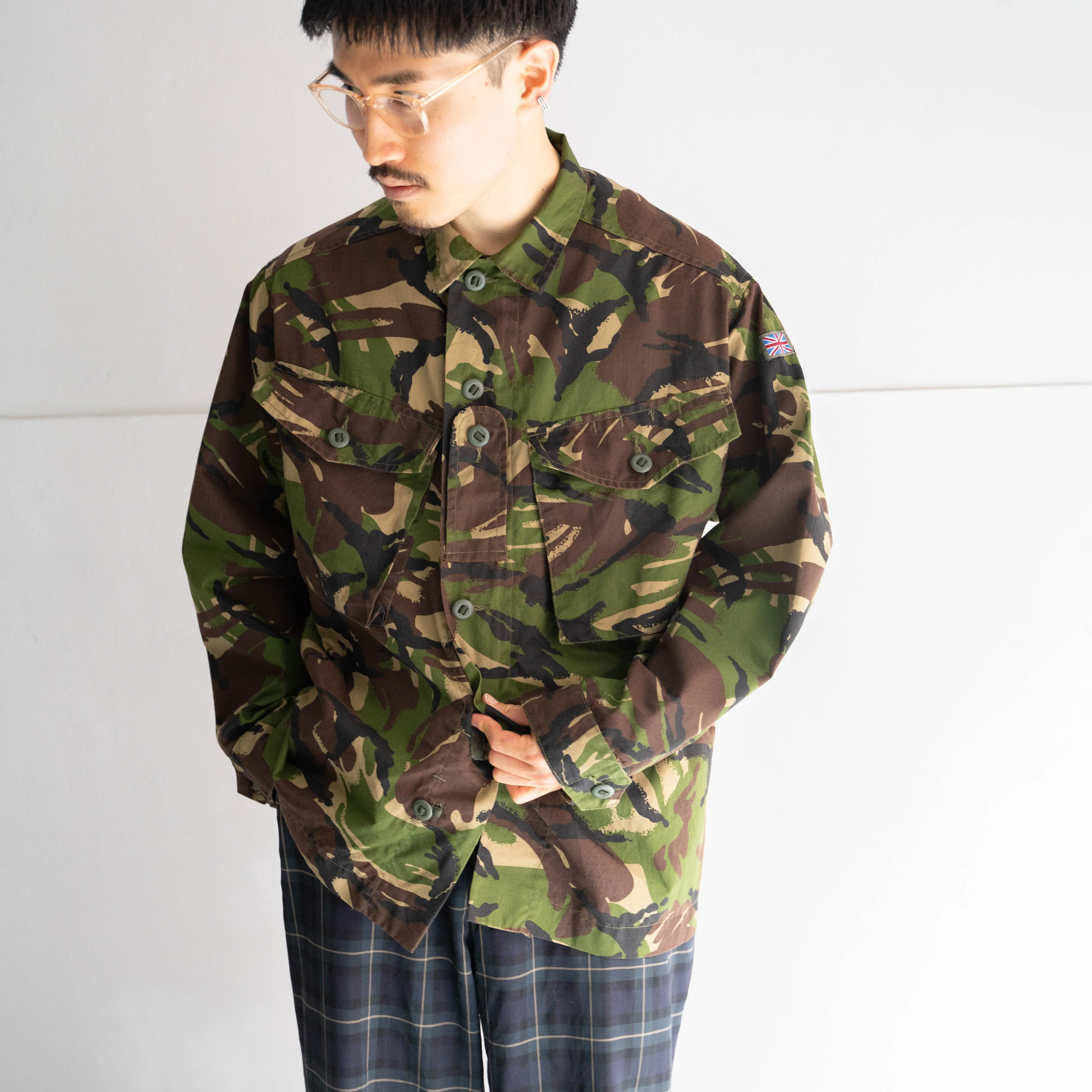 1990s British military DPM light weight shirt jacket