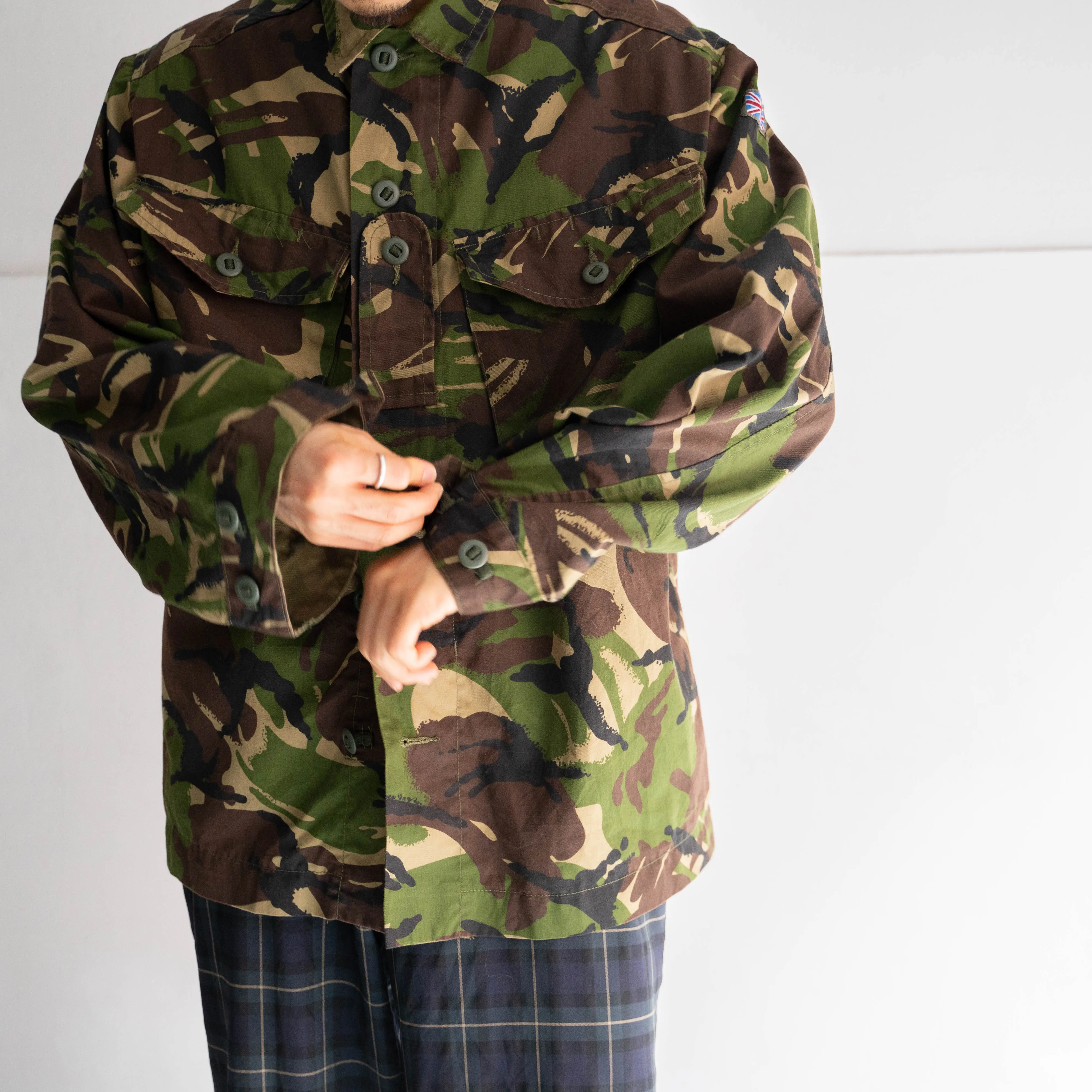 1990s British military DPM light weight shirt jacket