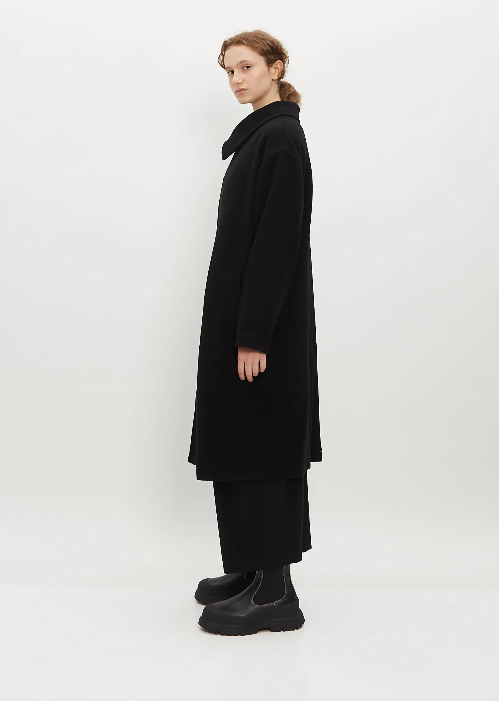 5 Buttons Asymmetry Coat