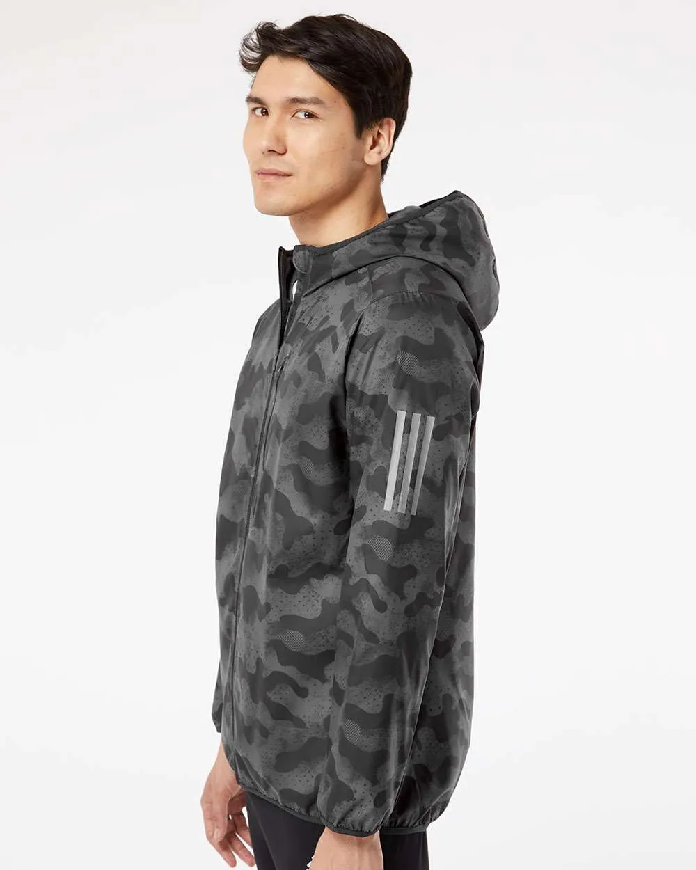 Adidas Hooded Full-Zip Windbreaker