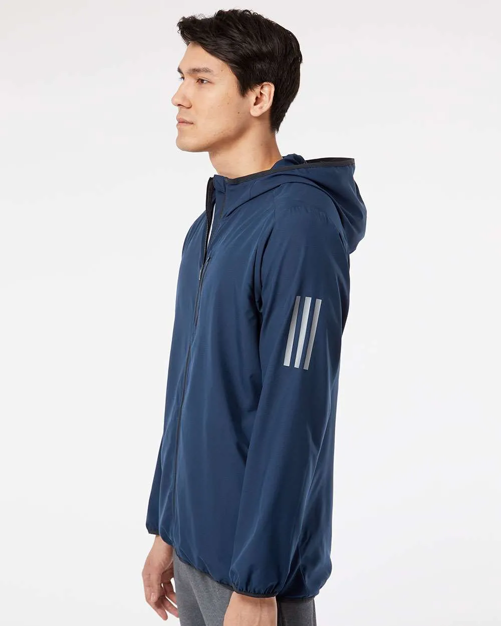 Adidas Hooded Full-Zip Windbreaker