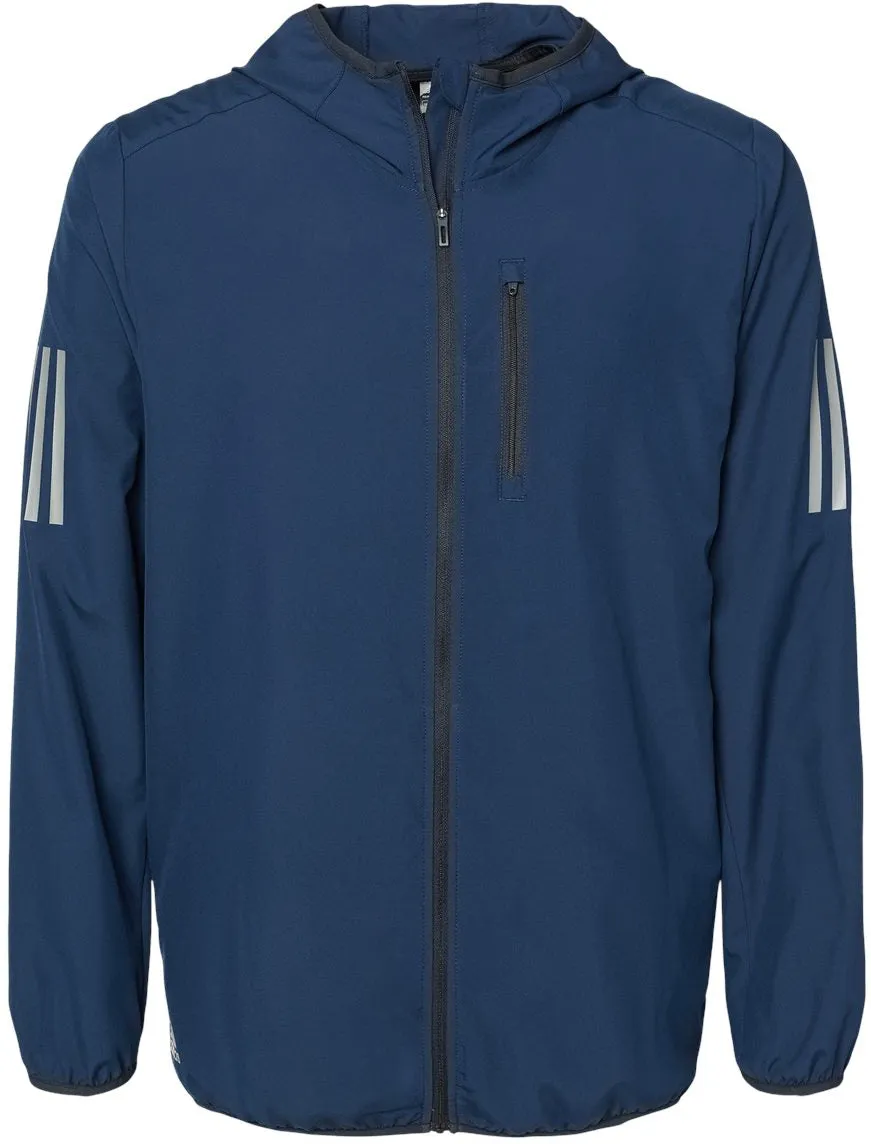 Adidas Hooded Full-Zip Windbreaker