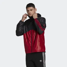 ADIDAS SPRT BLOCKED WINDBREAKER