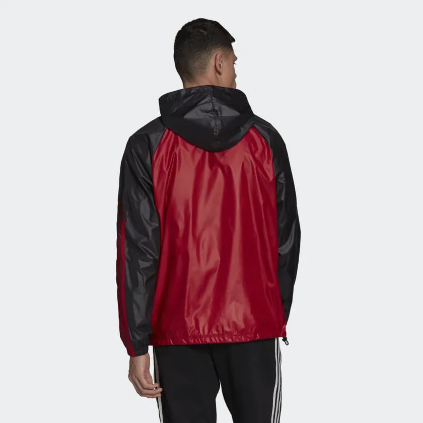 ADIDAS SPRT BLOCKED WINDBREAKER