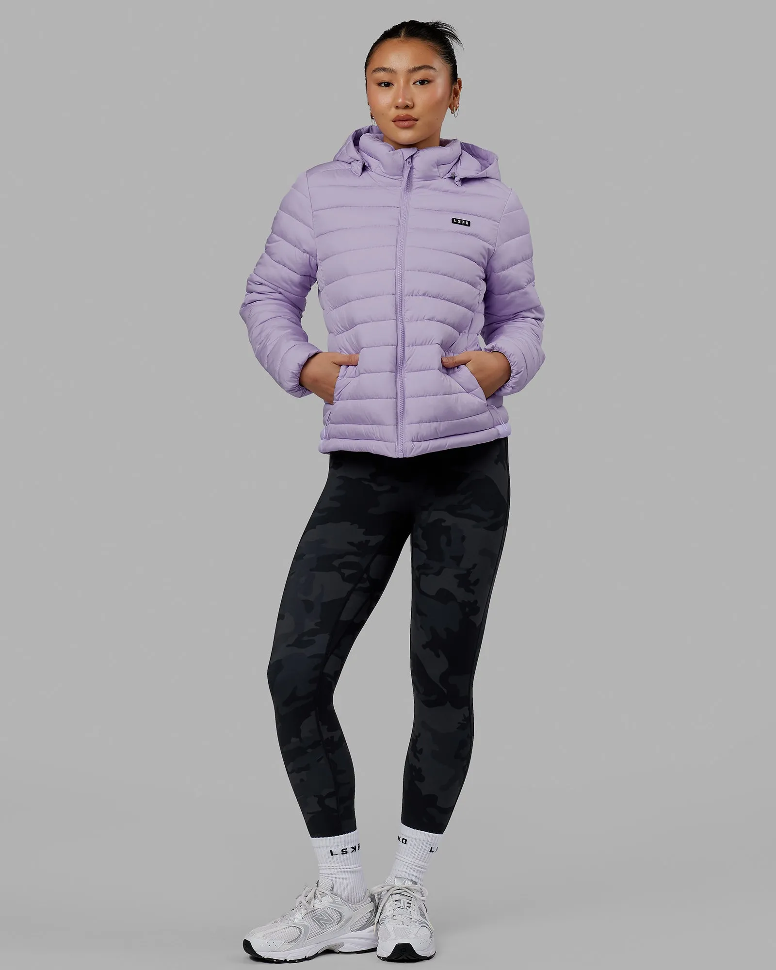 All Day Puffer Jacket - Pale Lilac