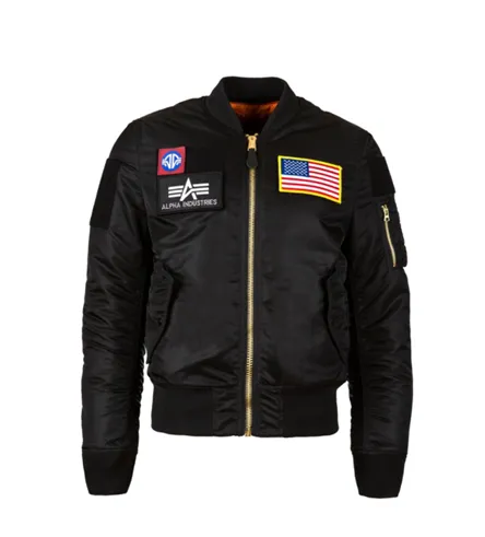 Alpha Industries MA-1 FLEX SLIM FLIGHT JACKET BLACK