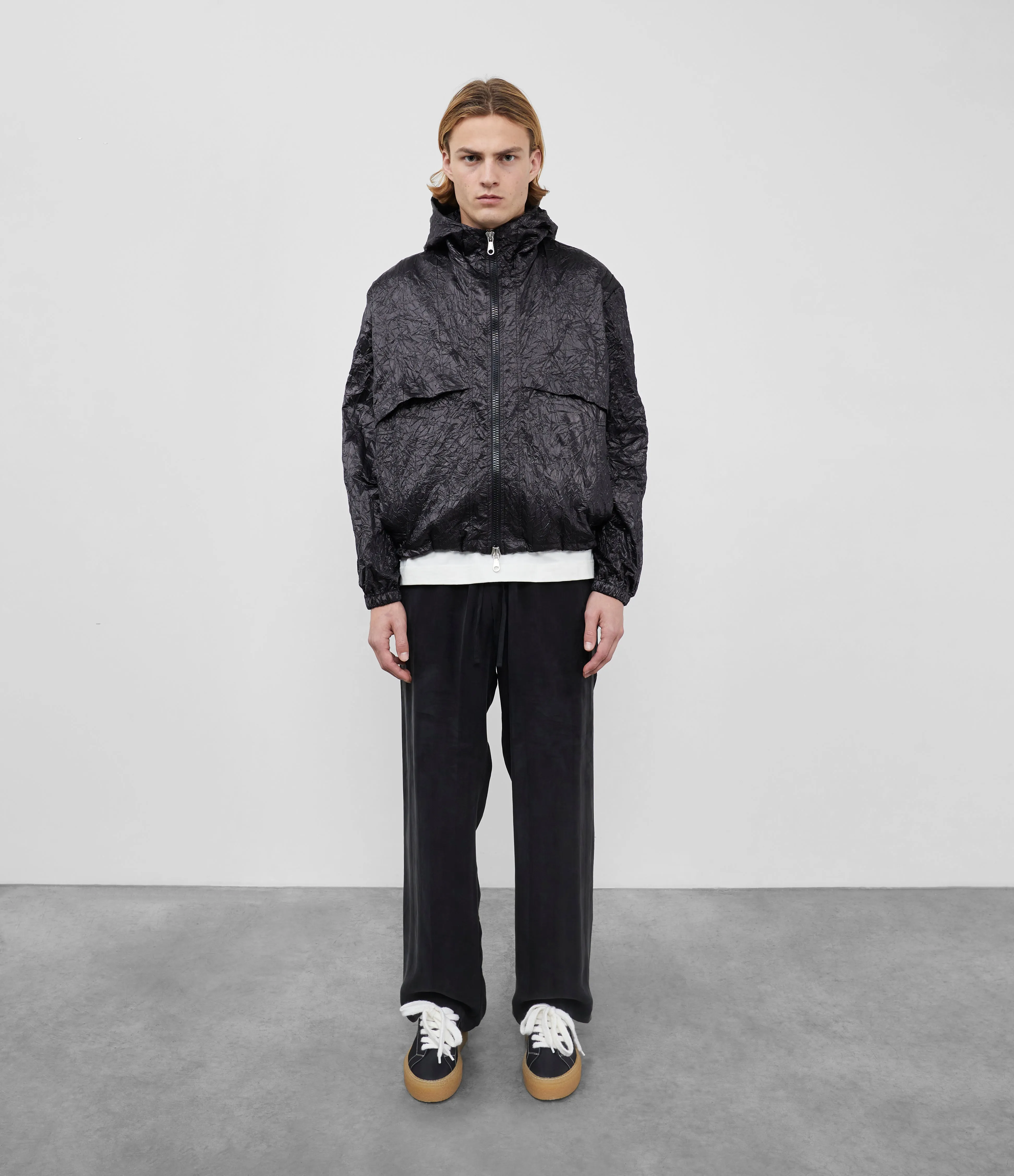 ALUMINIUM CRINKLE WINDBREAKER