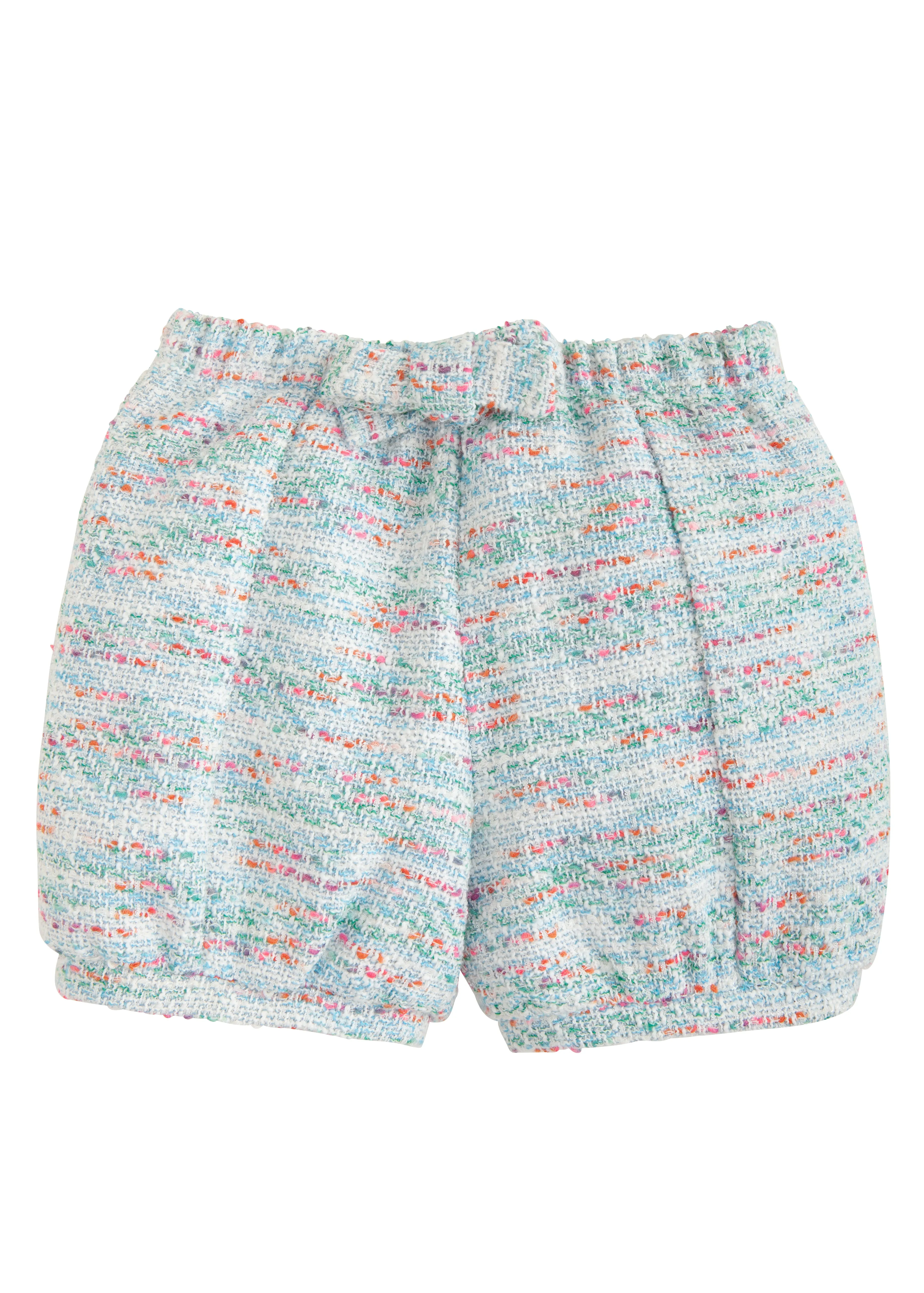 Banded Boucle Shorts | Blue (6, 8)