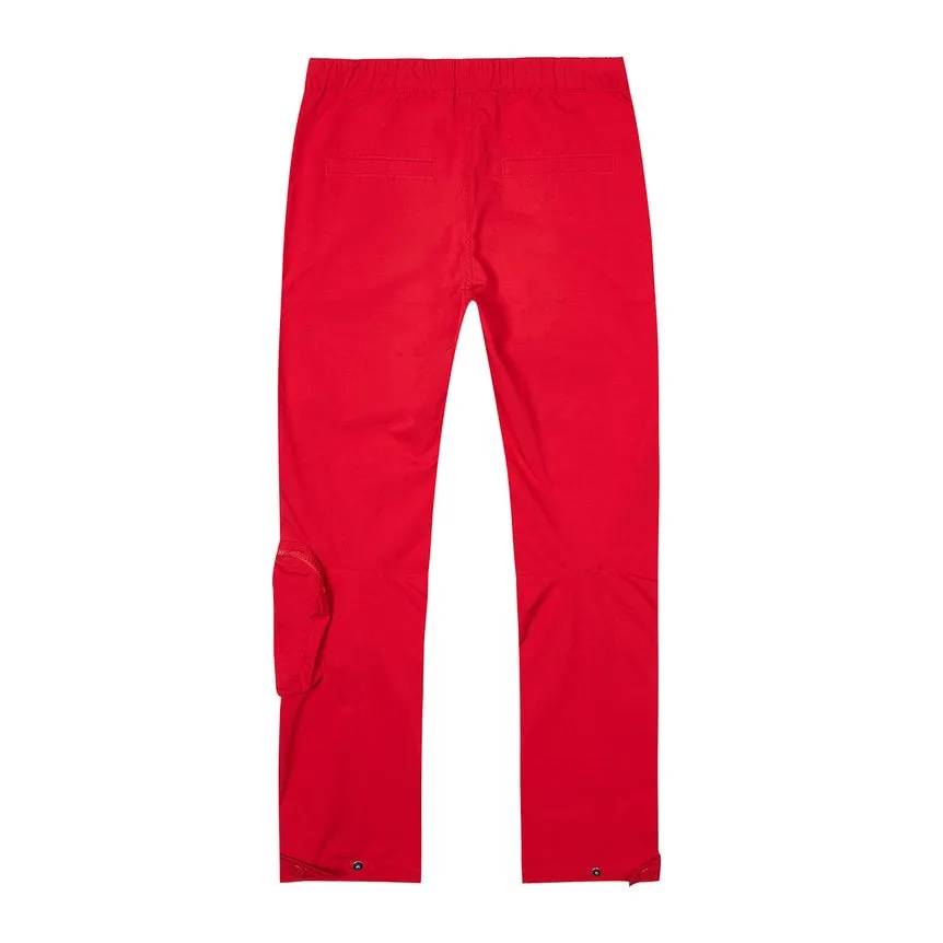 Big and Tall - Printed Utility Windbreaker Joggers - Red