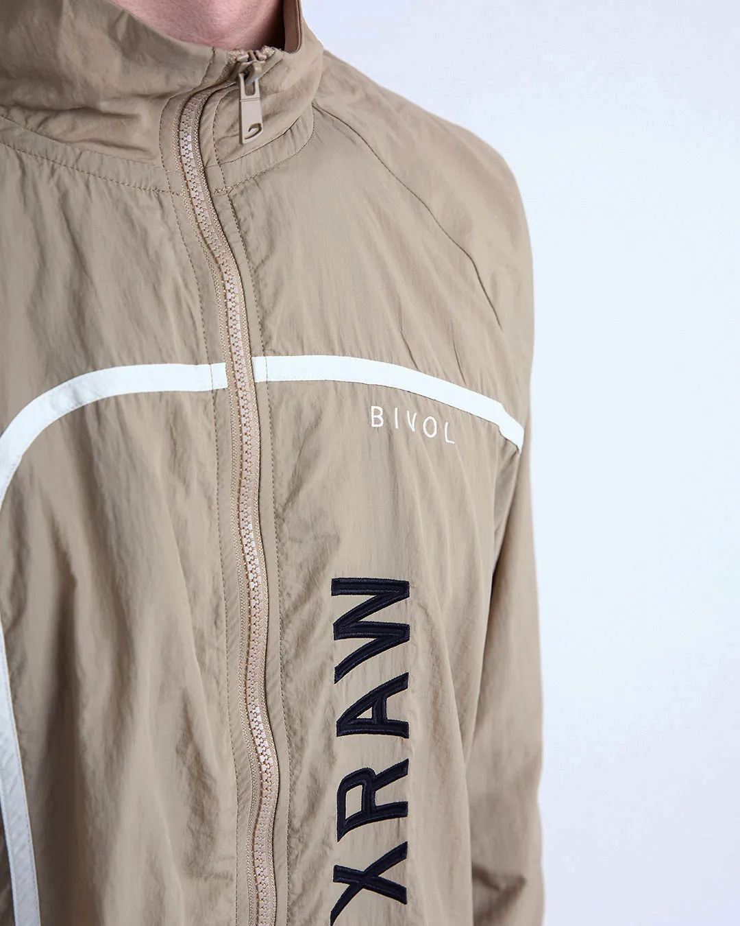 Bivol x BOXRAW Track Jacket - Taupe Beige