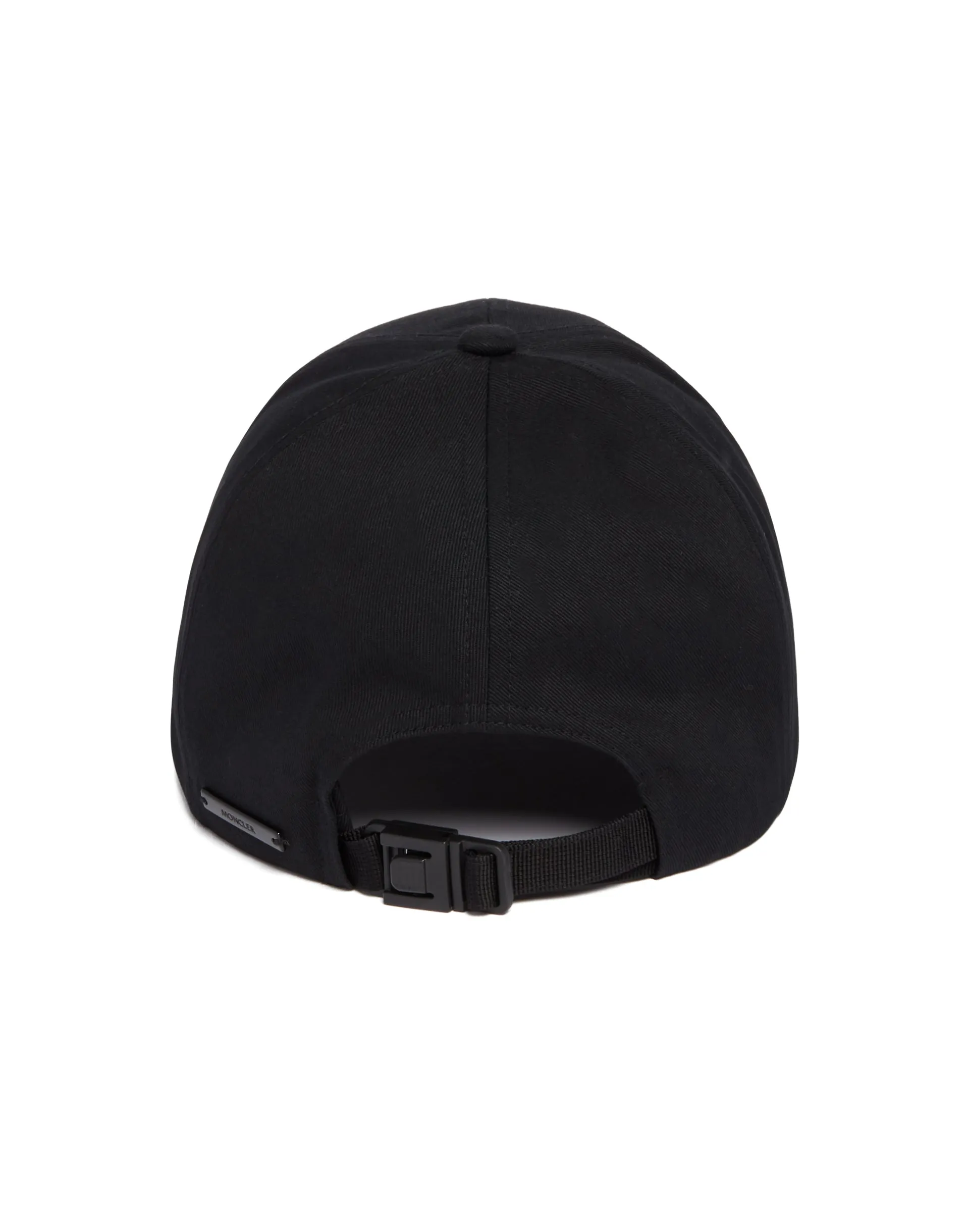 Black Cotton Logo Cap