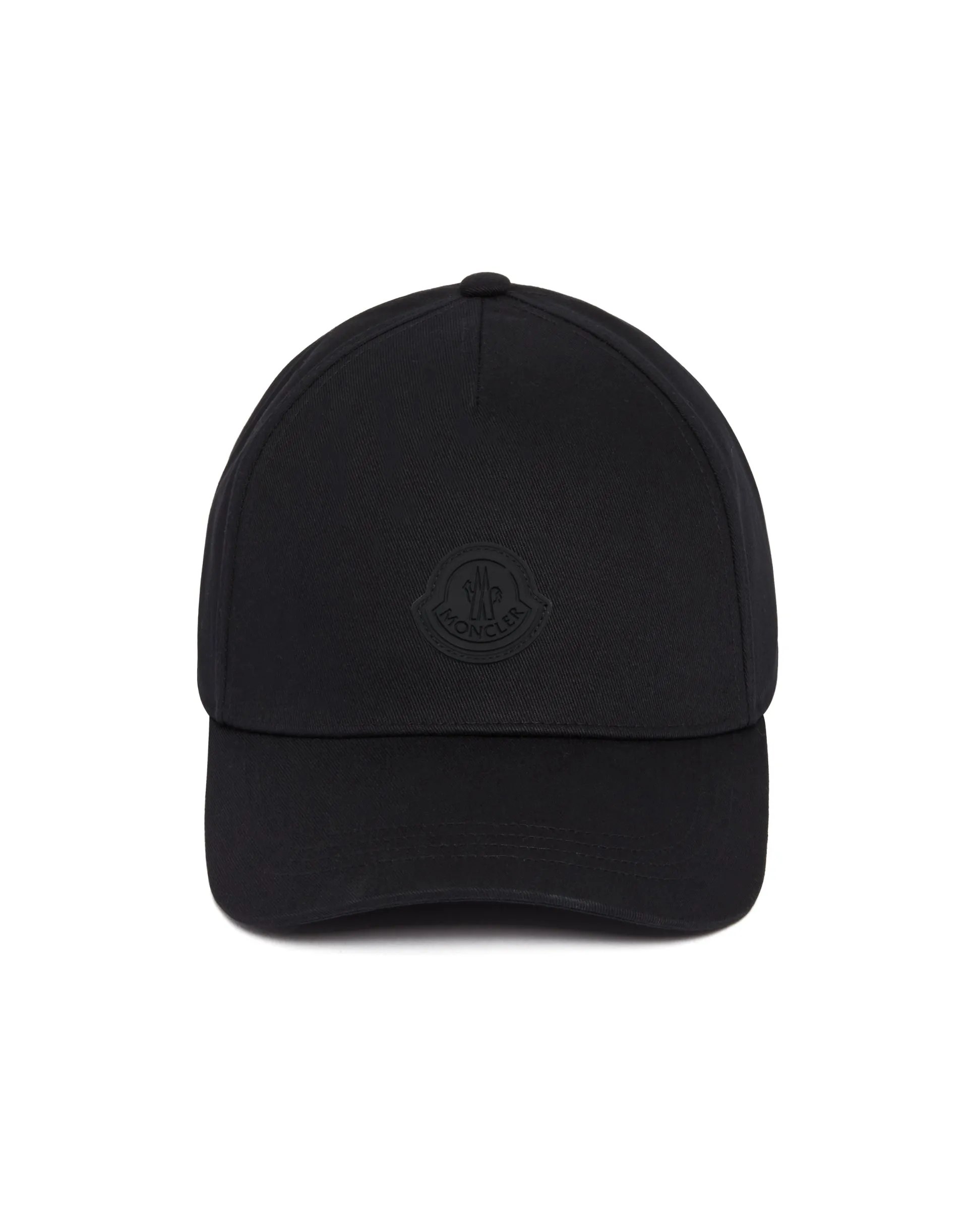 Black Cotton Logo Cap