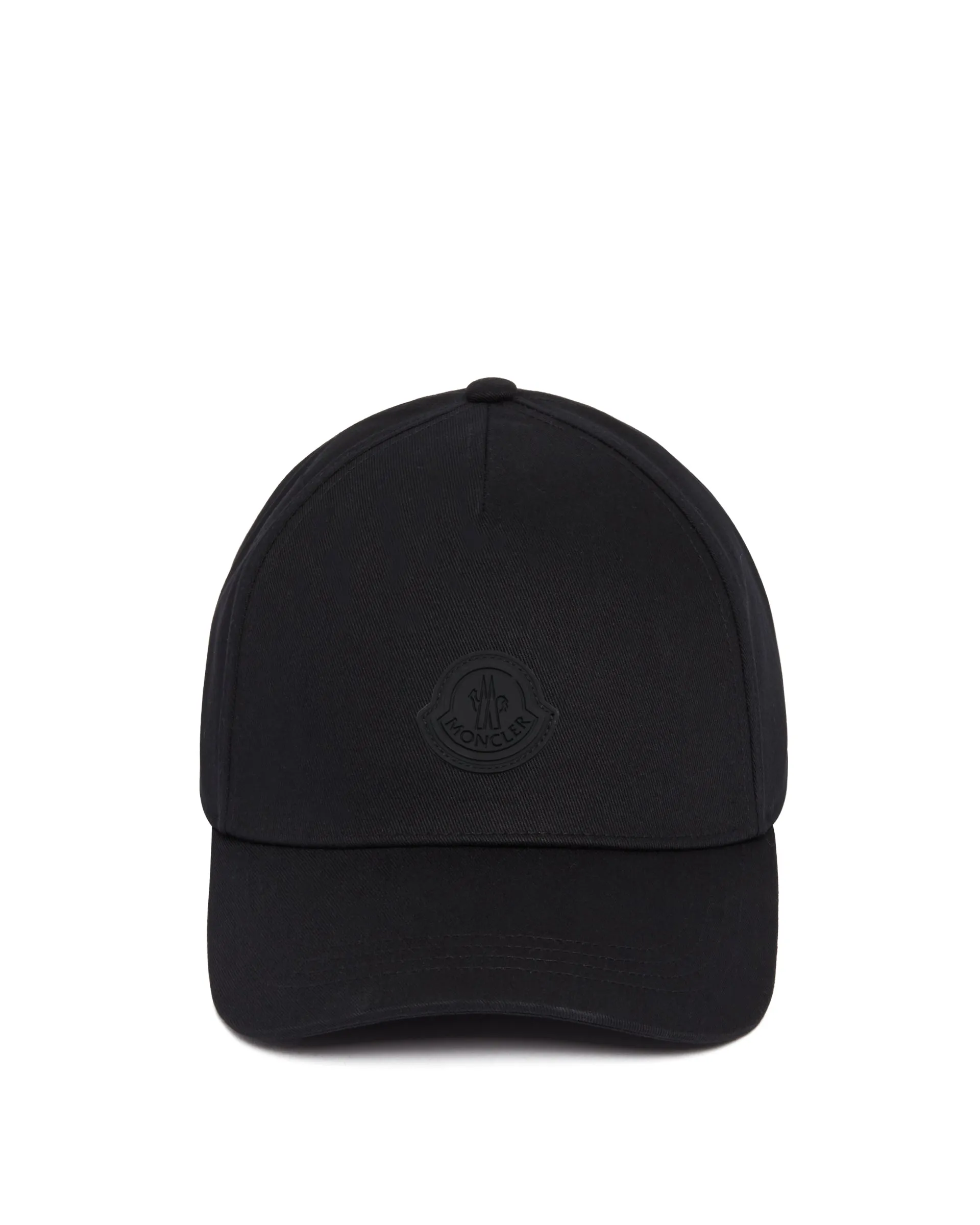 Black Cotton Logo Cap