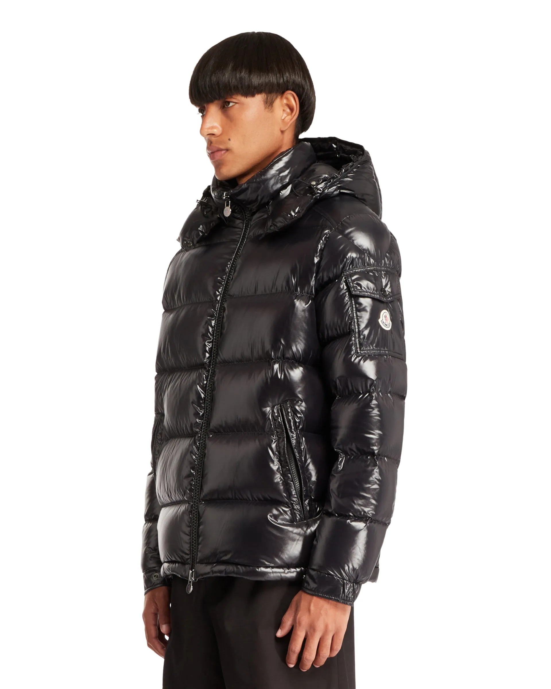 Black Maya Short Down Jacket