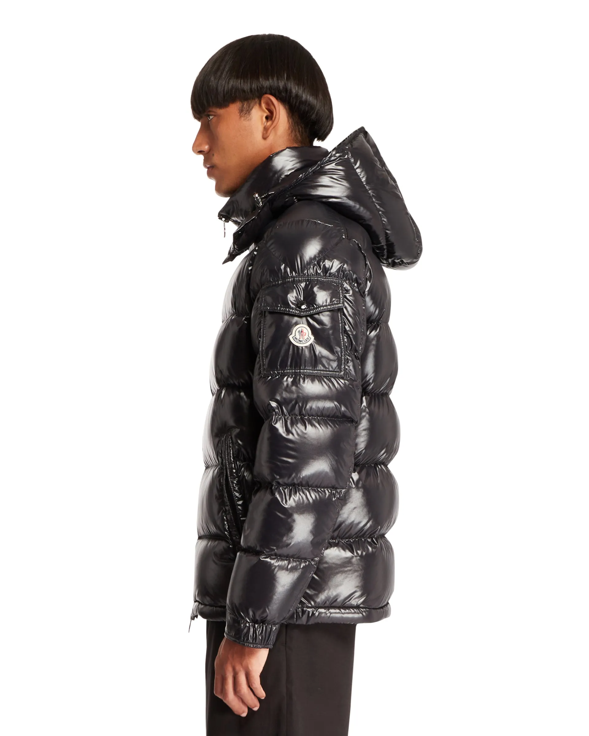 Black Maya Short Down Jacket