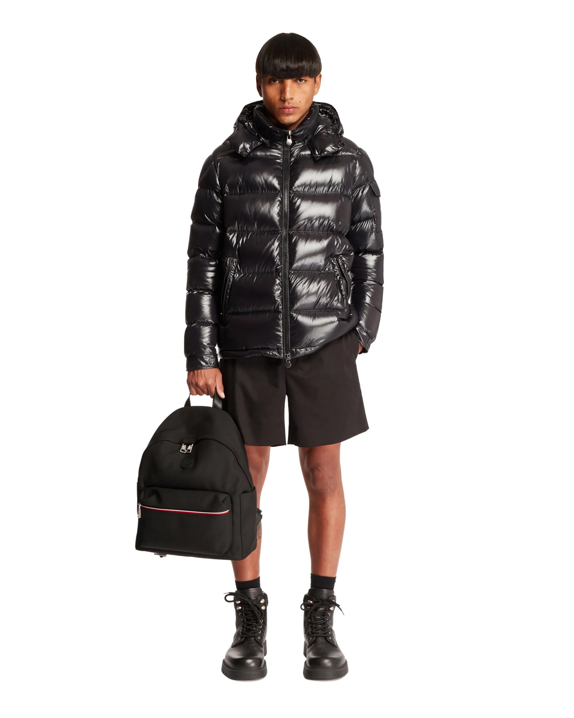 Black Maya Short Down Jacket