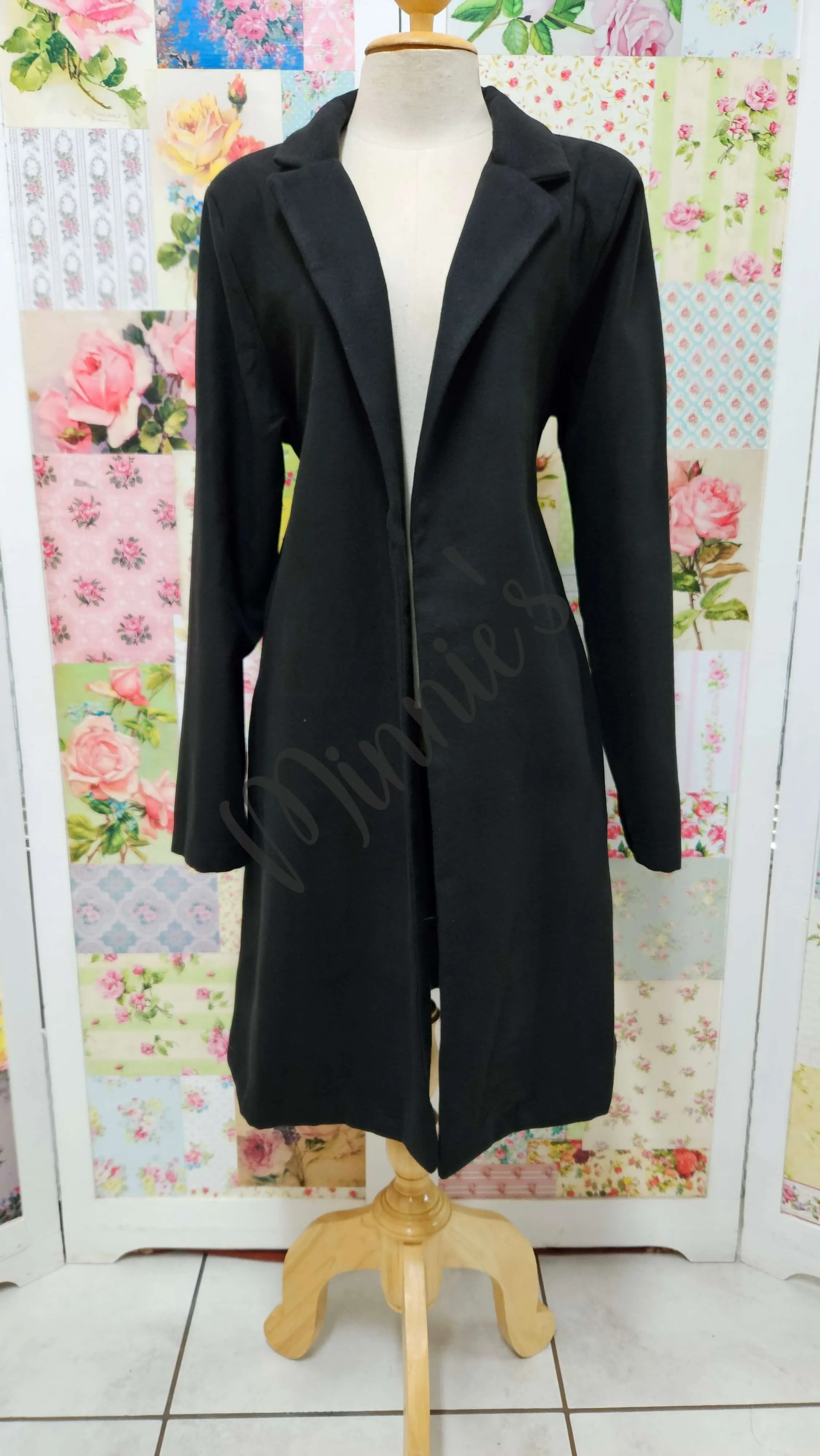 Black Melton Jacket BU0450