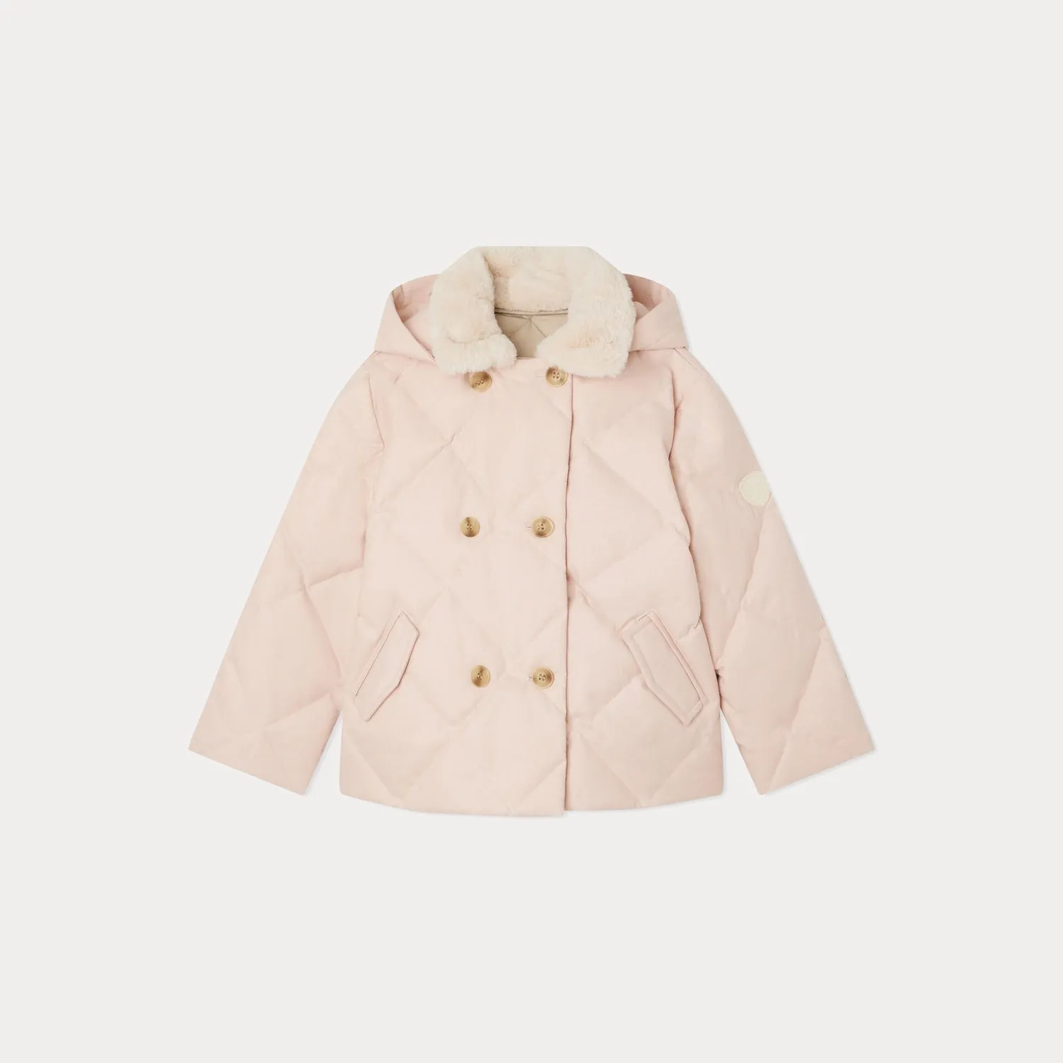 Bonpoint Modesty Light Pink Down Jacket