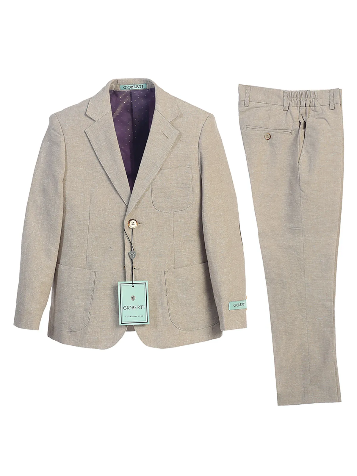 Boy's Linen Suit Set