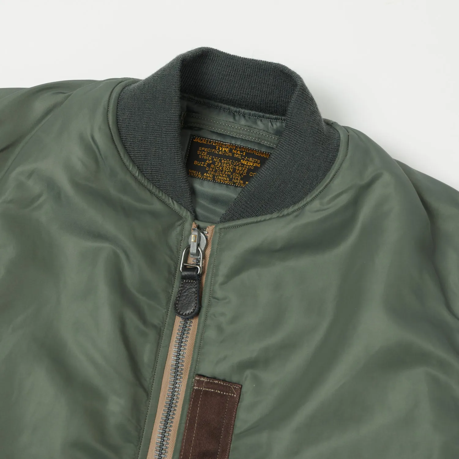 Buzz Rickson's Type MA-1 'Slender' Jacket - Olive