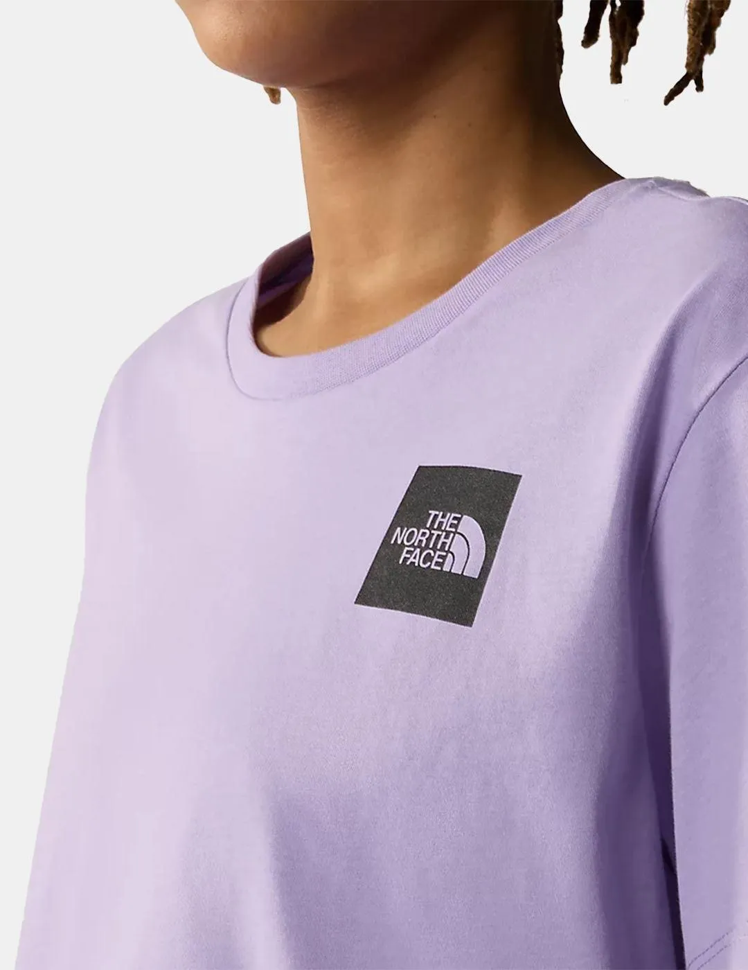 Camiseta The North Face Cropped Fine Lilac