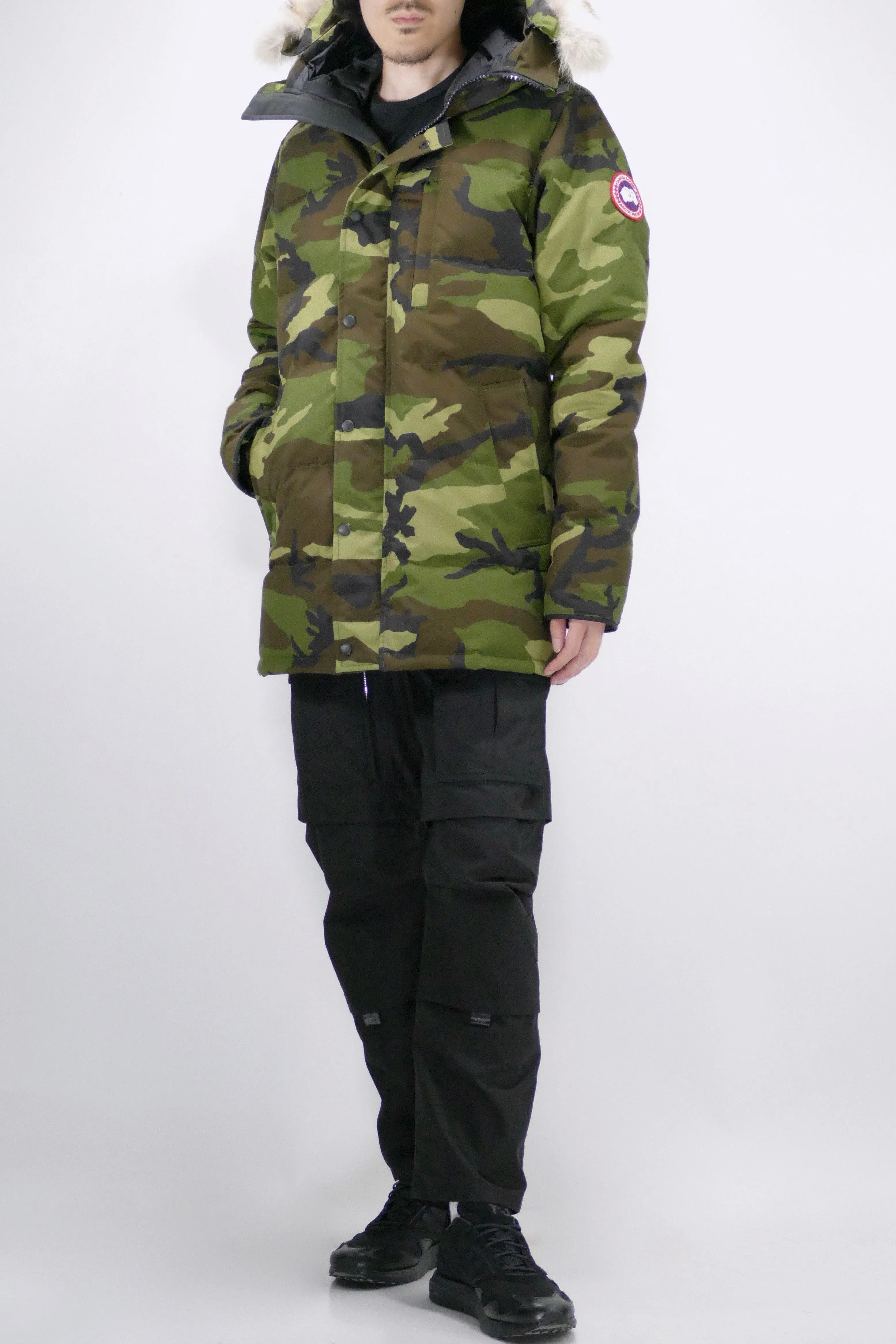 Canada Goose Mens Down *Parka Carson  - Classic Camo