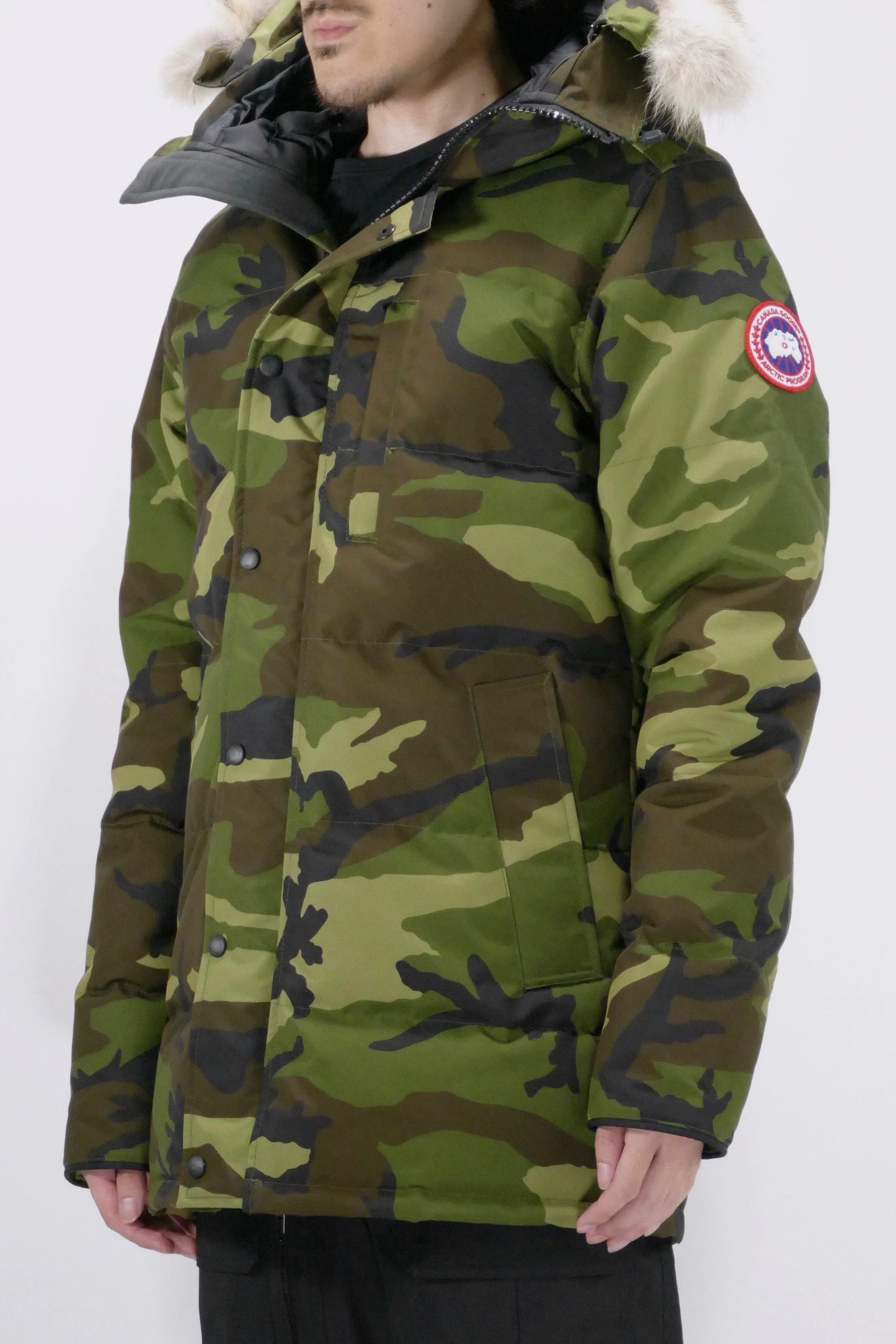 Canada Goose Mens Down *Parka Carson  - Classic Camo