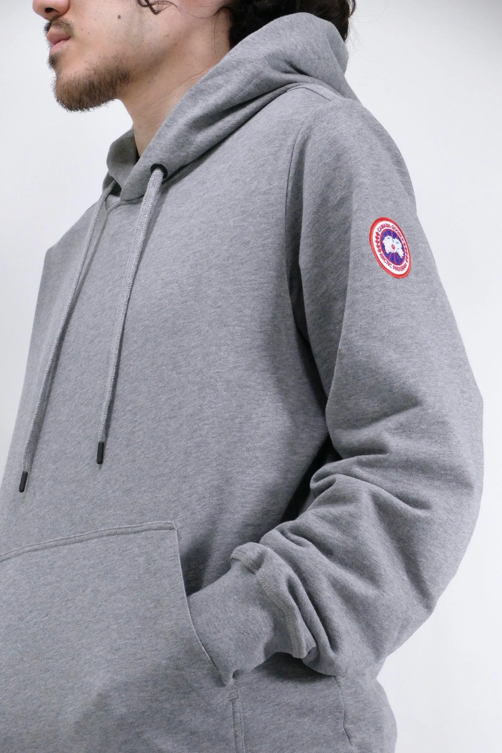 Canada Goose Mens Huron Hoody - Stone Heather