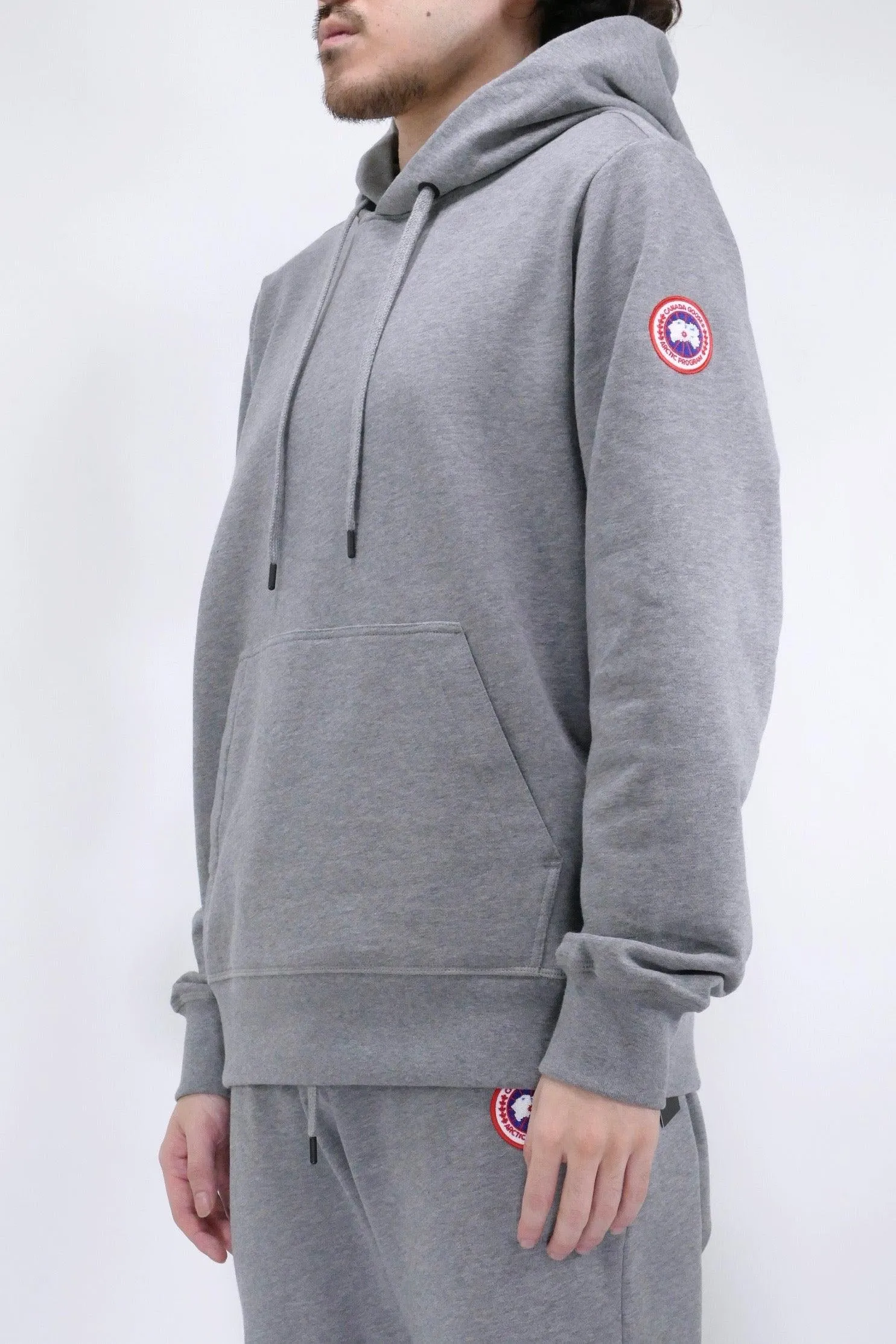 Canada Goose Mens Huron Hoody - Stone Heather