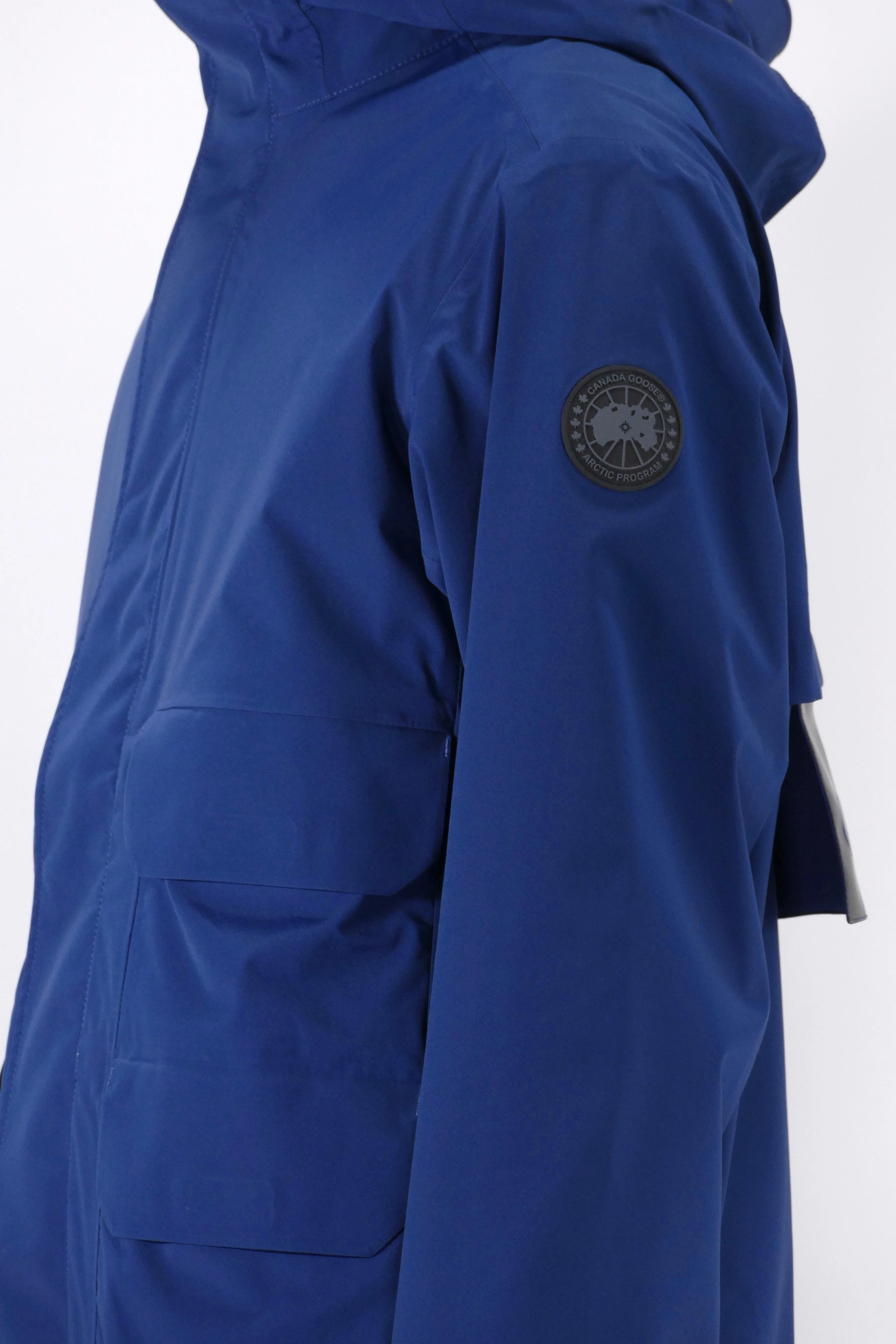 Canada Goose Mens Rain Jacket Meaford Black Label - Deep Ocean