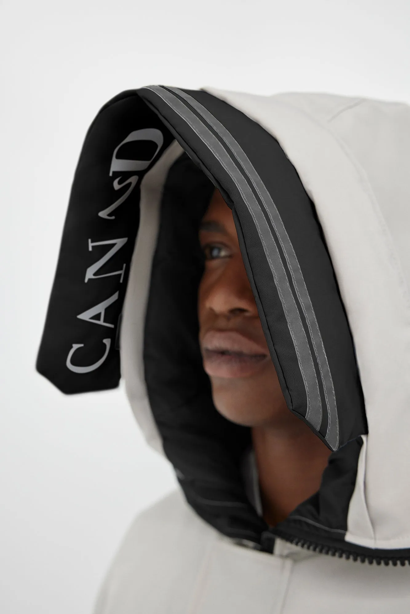 Canada Goose Reflective Hood Trim