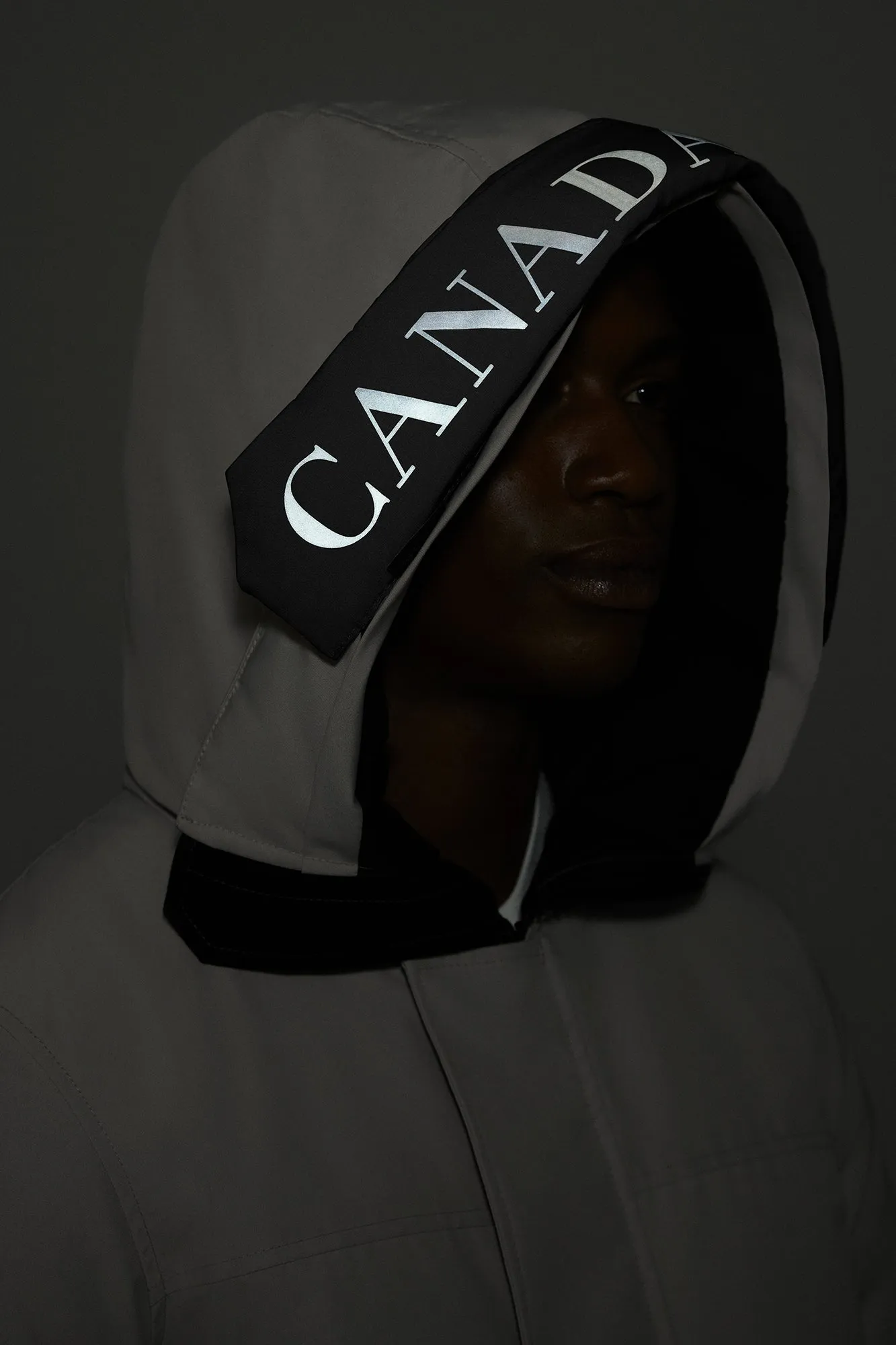 Canada Goose Reflective Hood Trim