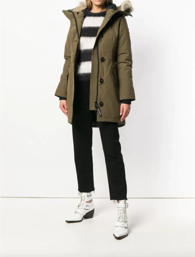 Canada Goose Rossclair military green parka