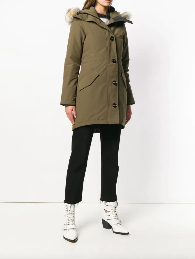 Canada Goose Rossclair military green parka