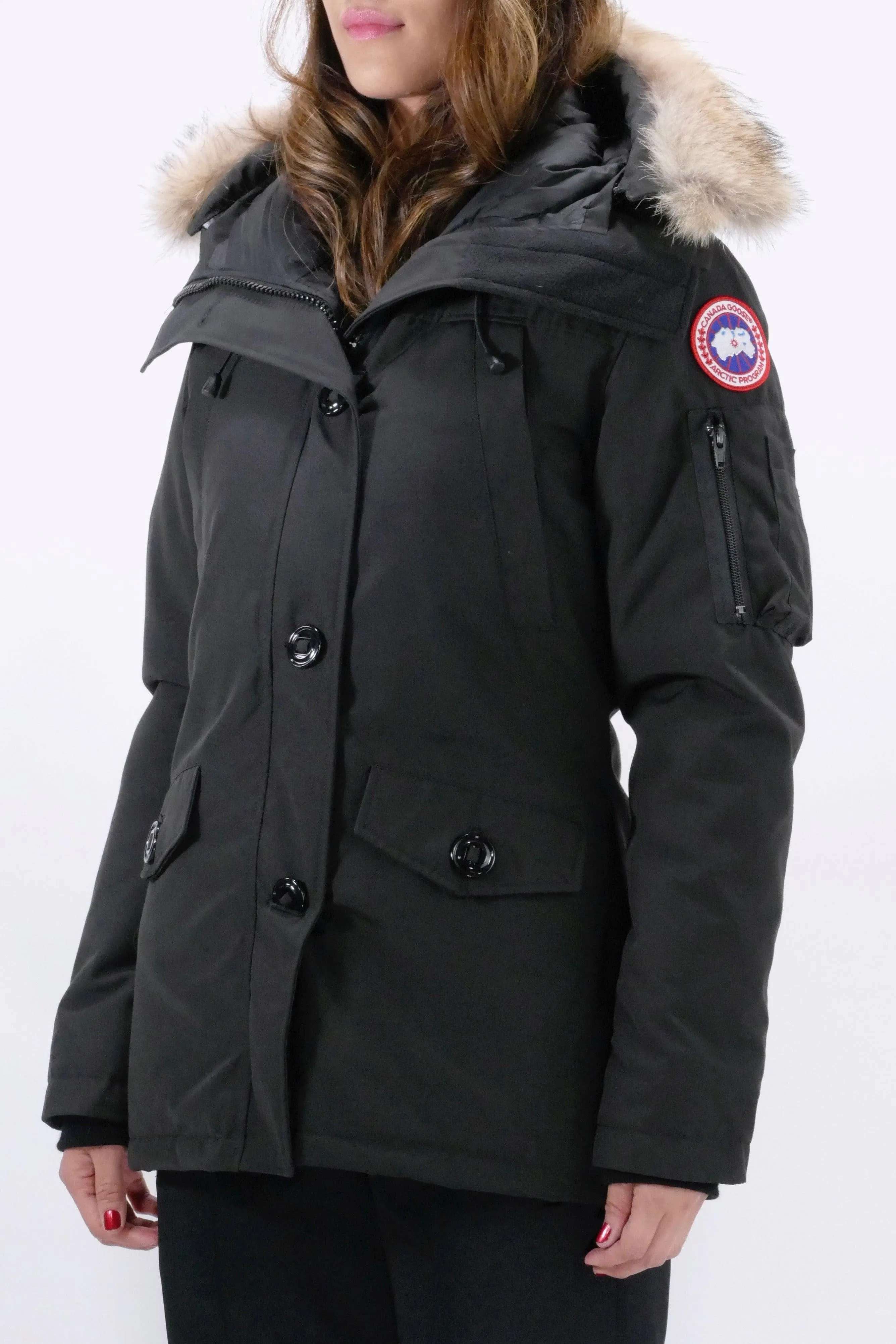 Canada Goose Womens Down *Parka Montebello  - Black