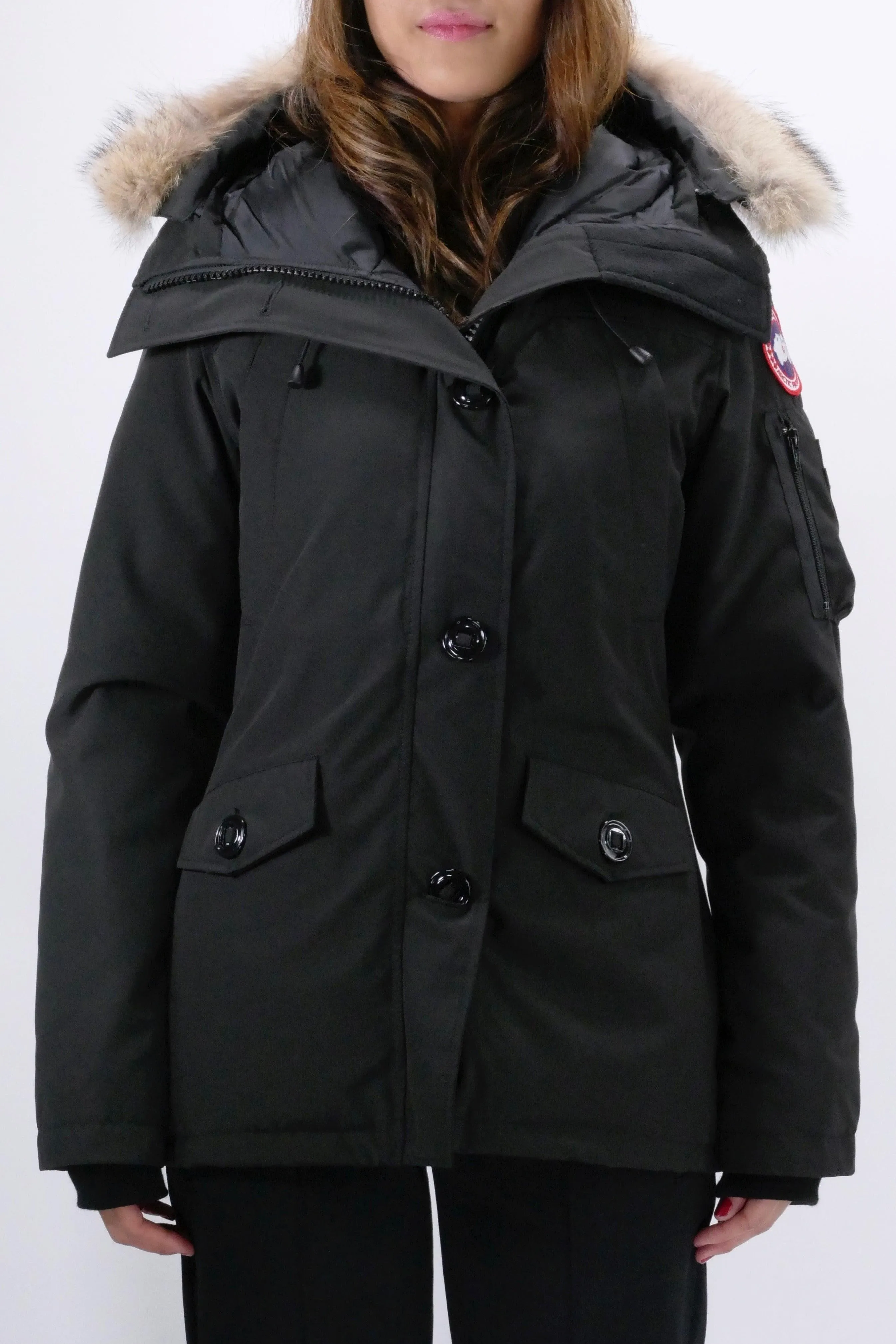 Canada Goose Womens Down *Parka Montebello  - Black