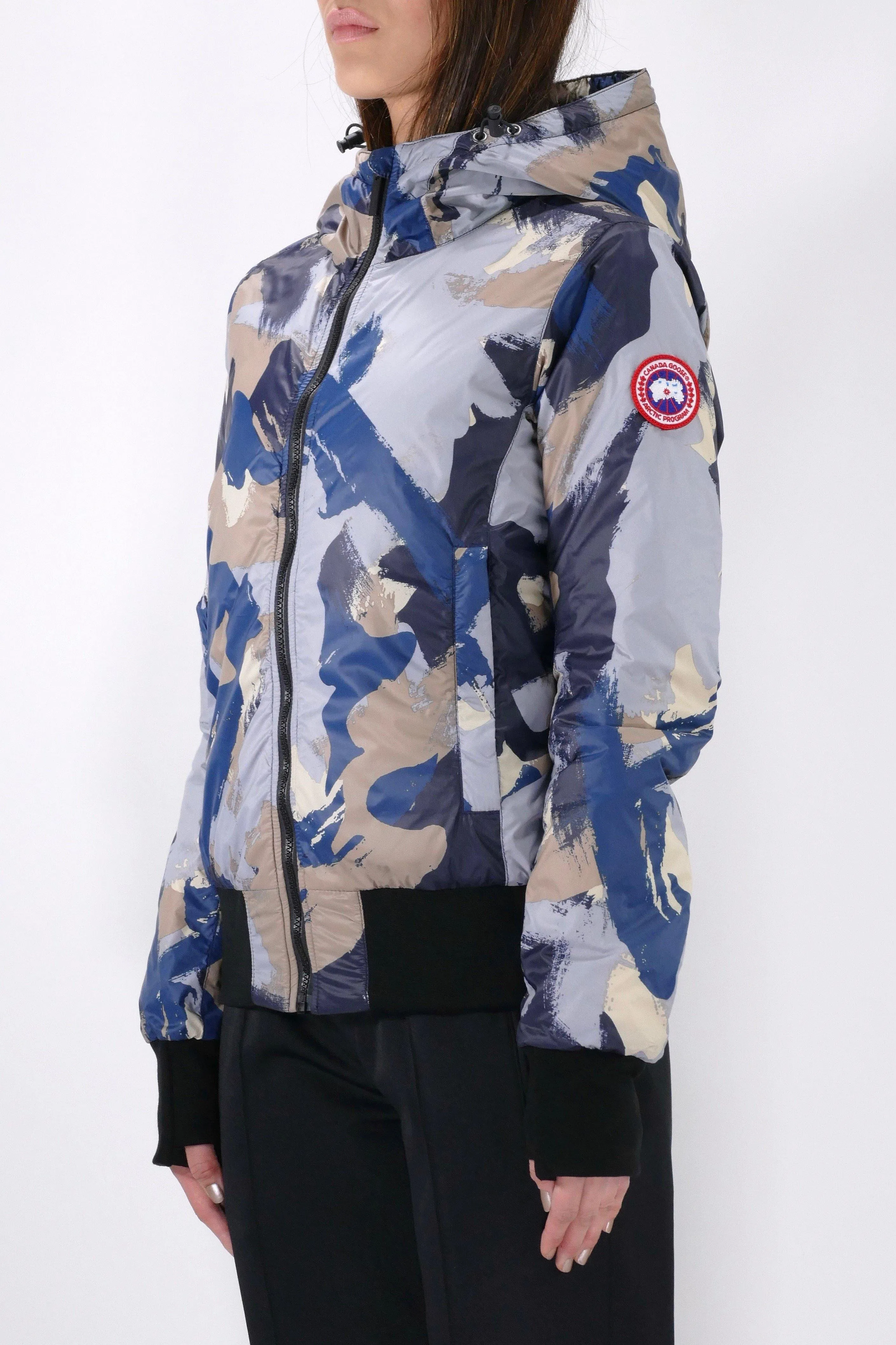 Canada Goose Womens Lite Jacket Hoody Dore - Free Form Camo