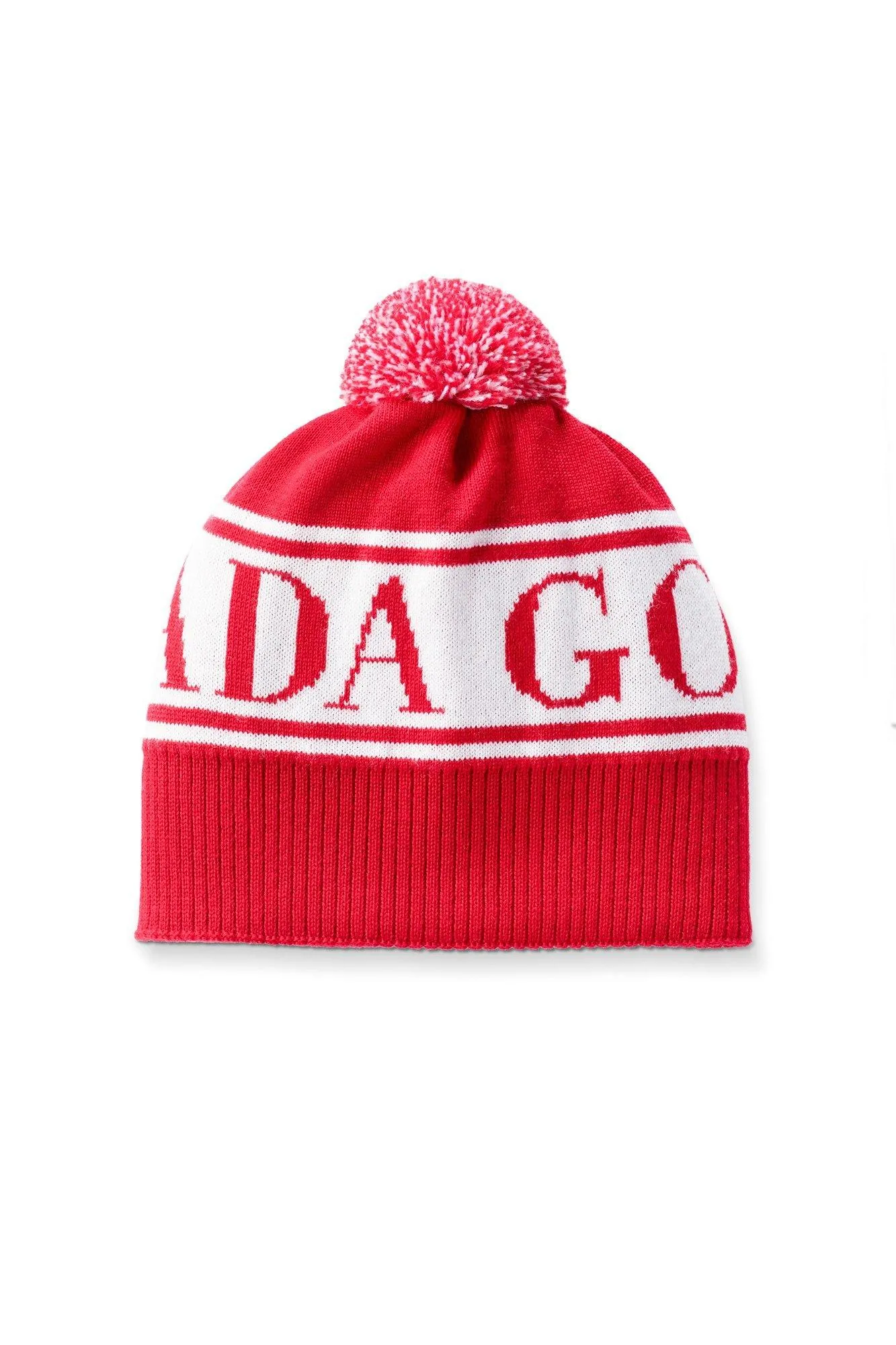 Canada Goose Youth/Kids Winter Hat Merino Logo Toque - Red