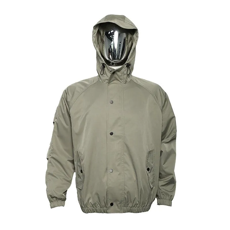 Classic Hooded Windbreaker Jacket