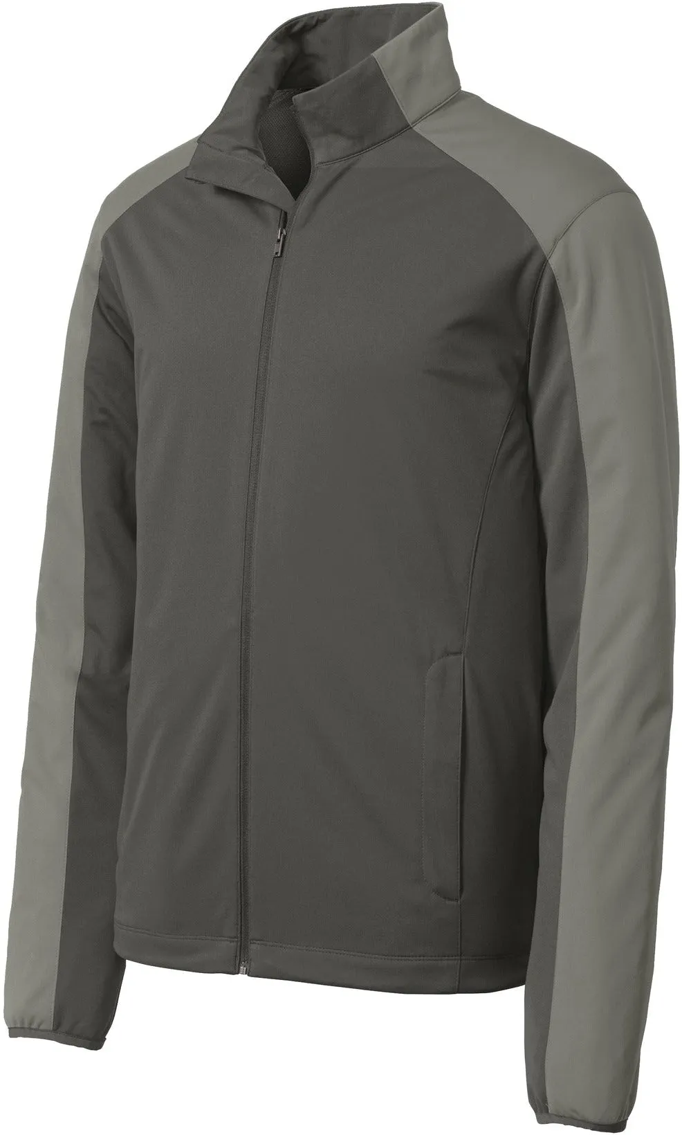 CLOSEOUT - Port Authority Active Colorblock Soft Shell Jacket