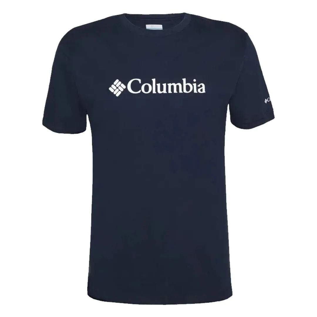 Columbia Basic Logo Navy Tee Navy