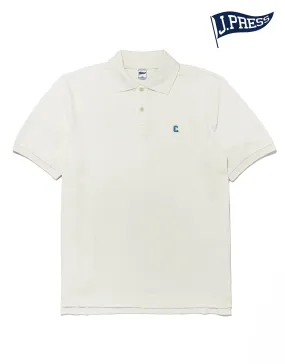 COLUMBIA GARMENT DYED POLO SHIRT - WHITE