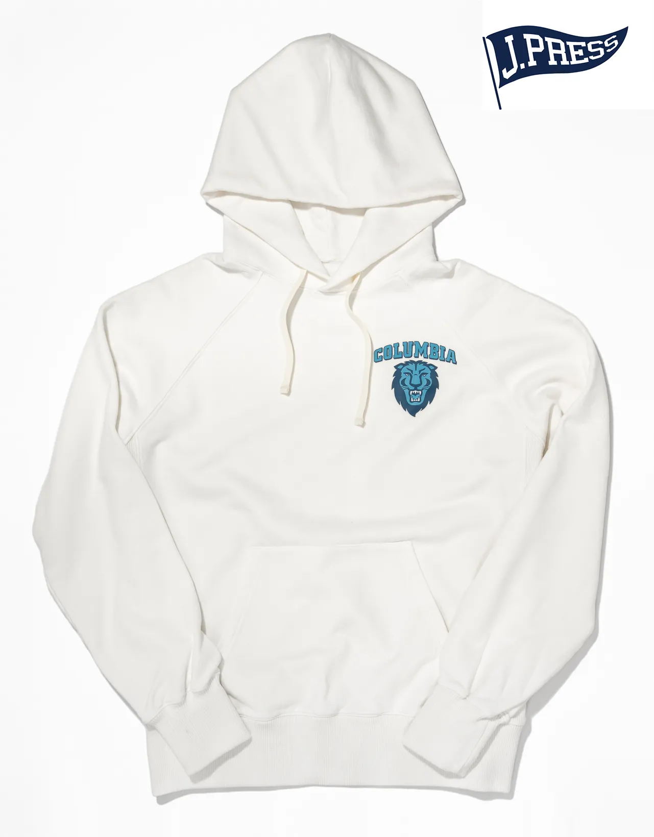 COLUMBIA HOODIE - WHITE