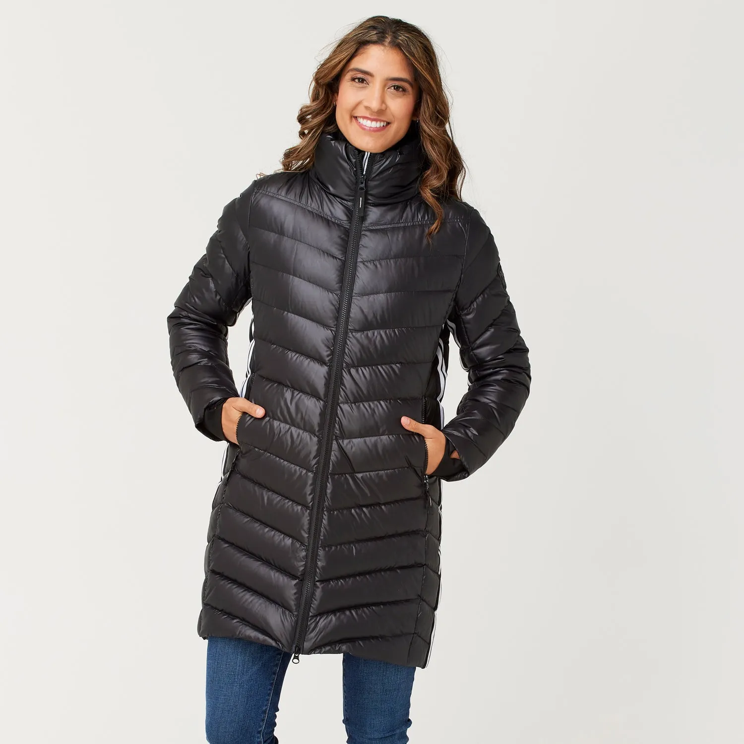 Compass Long Down Jacket