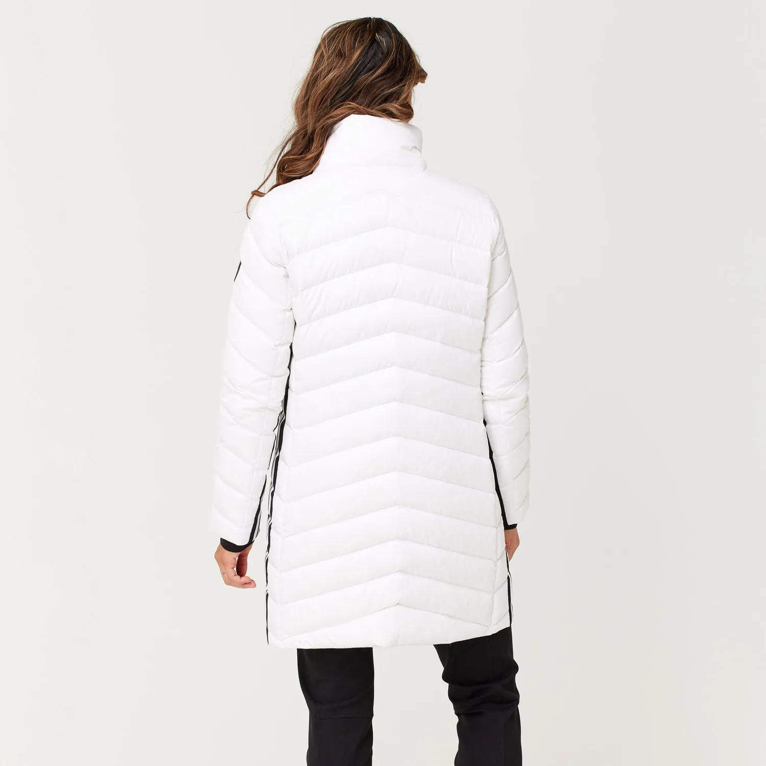 Compass Long Down Jacket