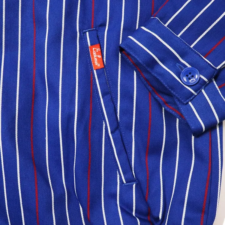 Cookman Delivery Jacket EX Warm - Pabst Stripe : Blue