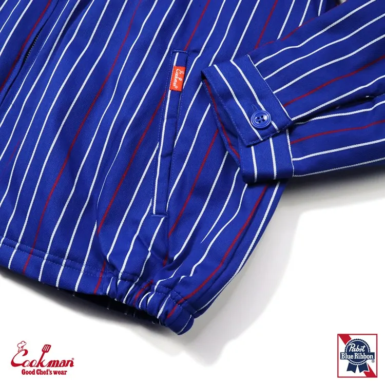 Cookman Delivery Jacket EX Warm - Pabst Stripe : Blue